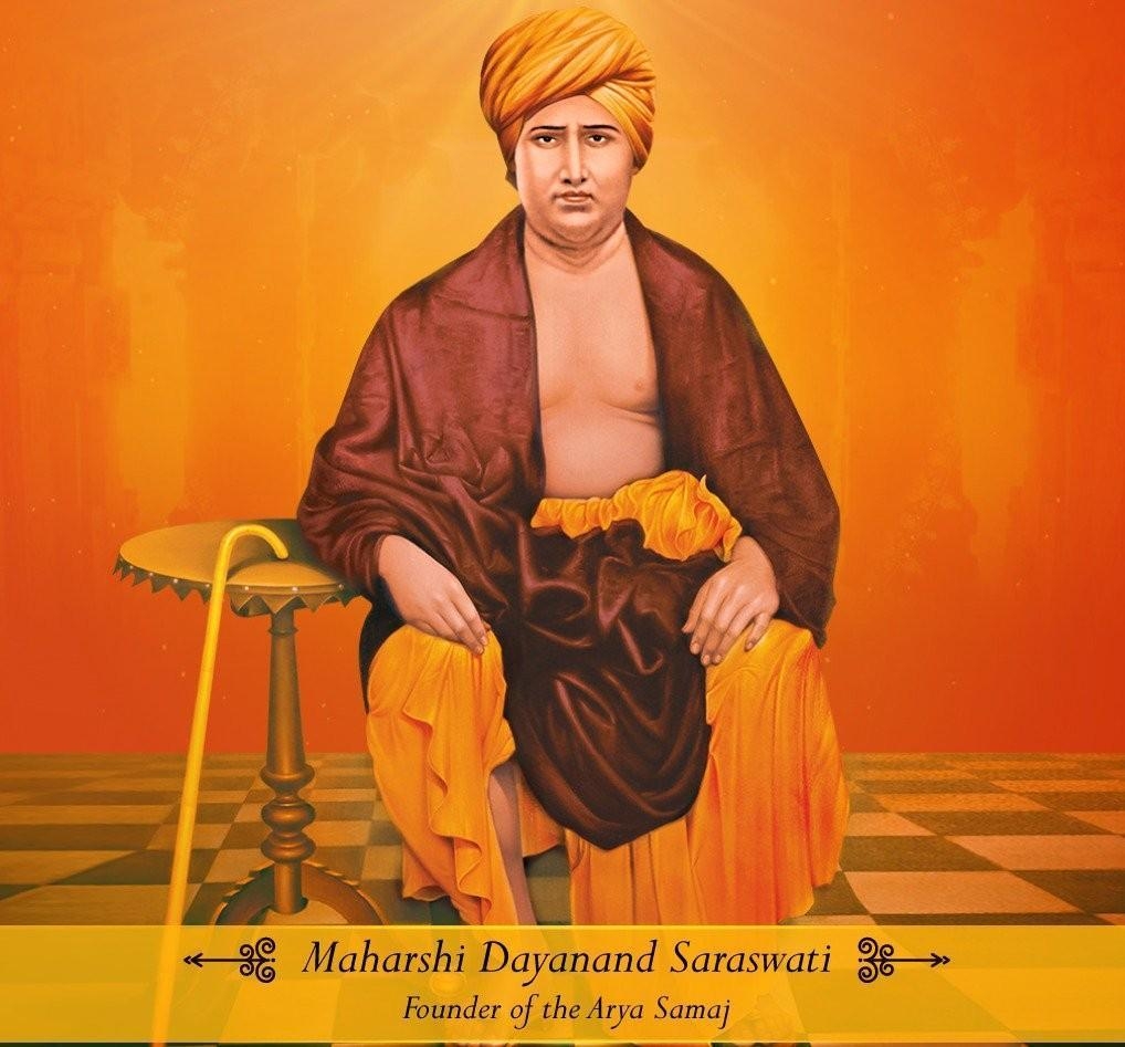 1020x950 Dayanand saraswati greetings for Android, Desktop