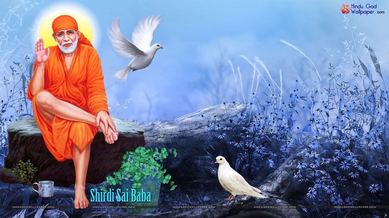 1370x770 Free Shirdi Sai Baba Wallpaper at your desktop and full screen HD, Desktop