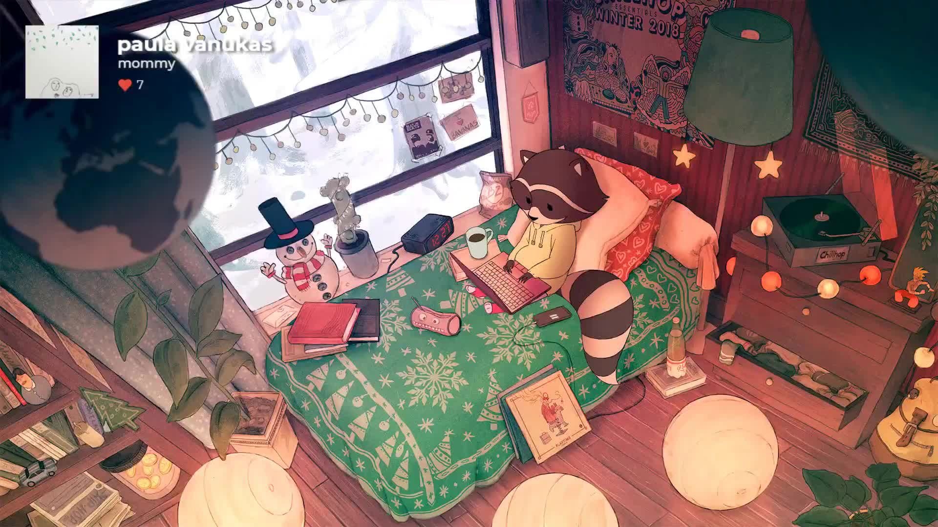 1920x1080 Lo fi artwork. Anime wallpaper, Christmas wallpaper hd, Wallpaper, Desktop