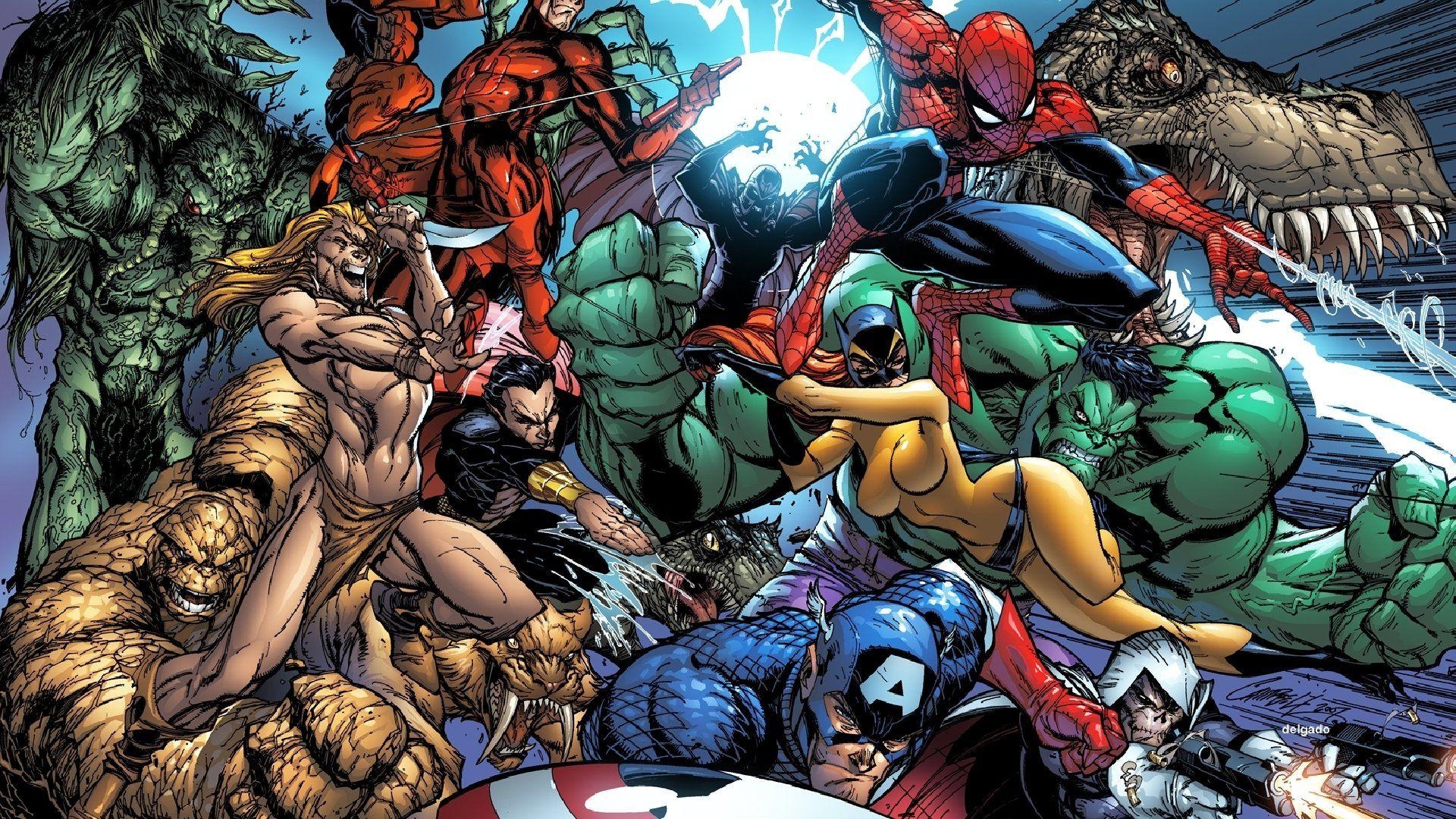 1920x1080 Marvel Comics HD Wallpaper, Desktop