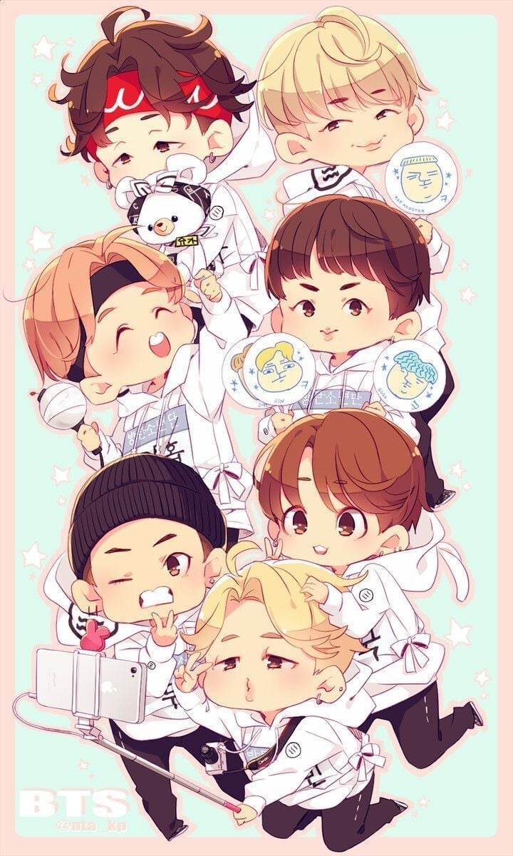 720x1200 BTS WALLPAPERS. Bts chibi, Chibi, Bts wallpaper, Phone