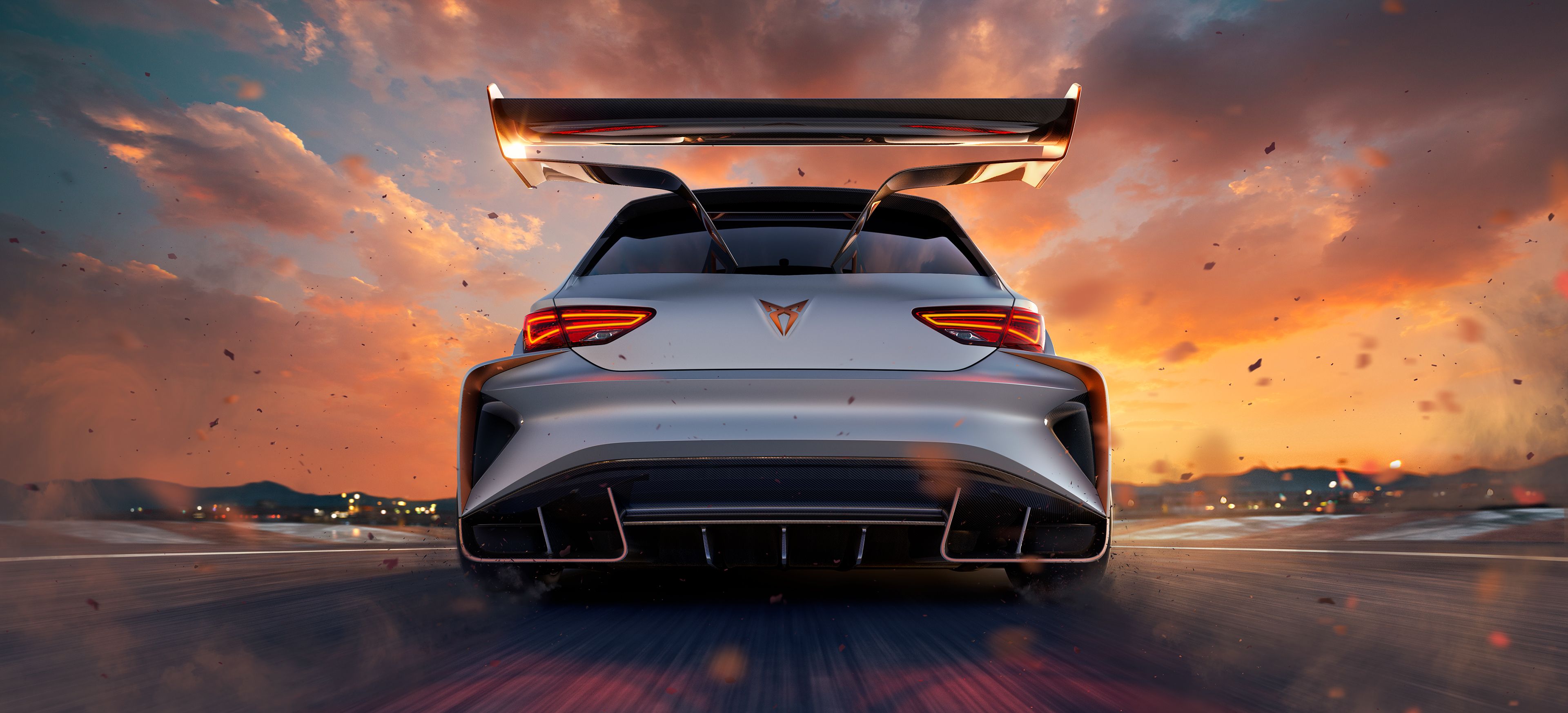 3840x1750 Cupra Racer Wallpaper, HD Cars, Dual Screen