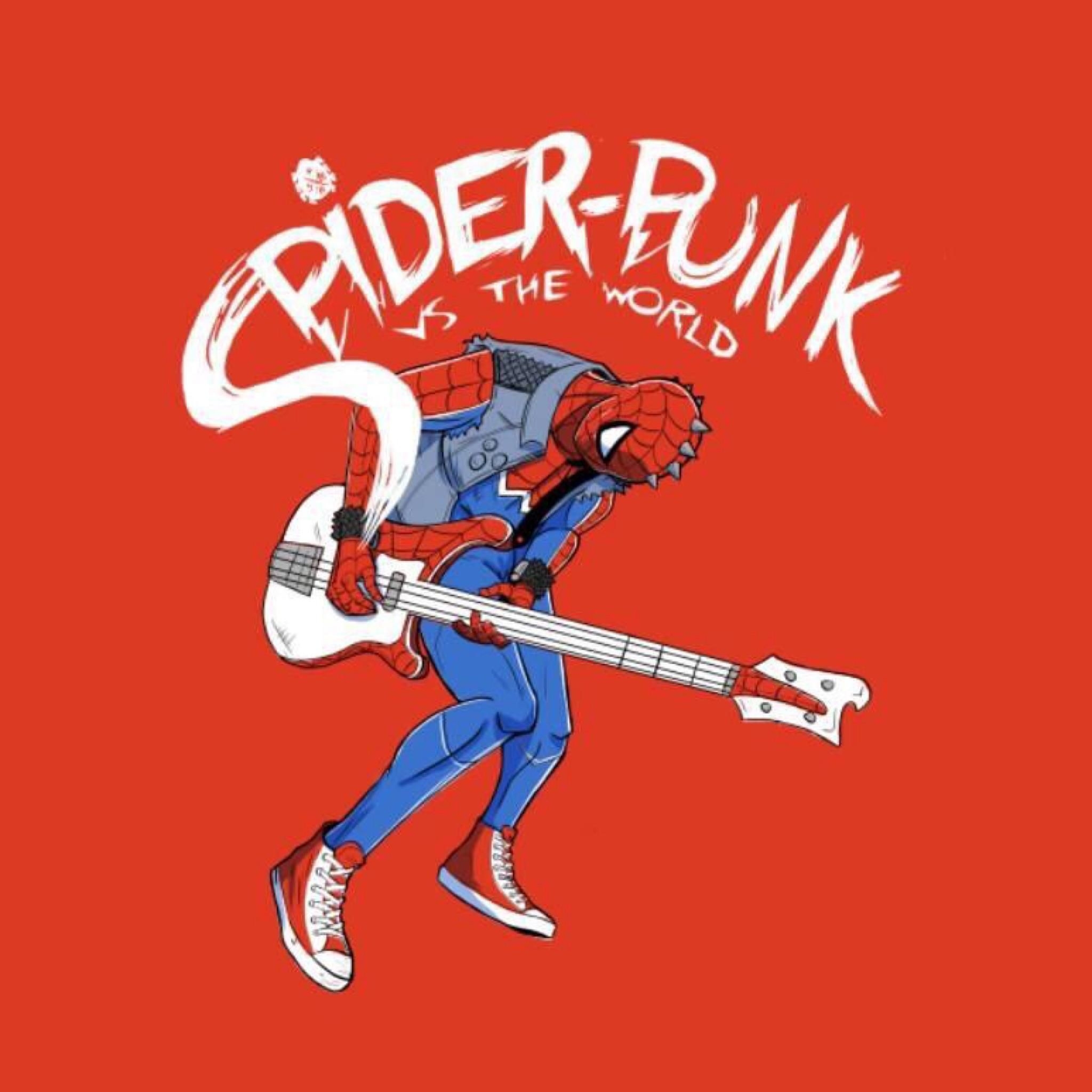 2050x2050 Spider Punk Vs The World Titled. Spiderman Picture, Marvel Spiderman, Spiderman Art, Phone