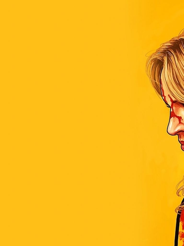 770x1030 Free download Art Kill Bill Mike Mitchell The Bride HD Wallpaper, Phone