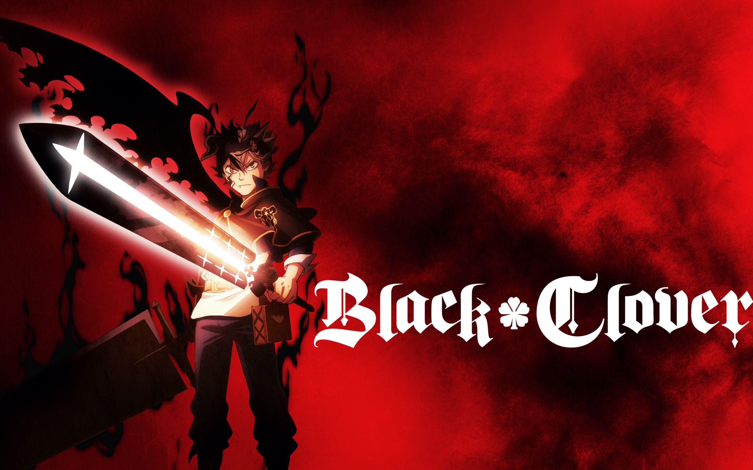 2560x1600 Wallpaper Of Asta, Black Clover, Anime, Sword, Demon Clover Season 3, Desktop