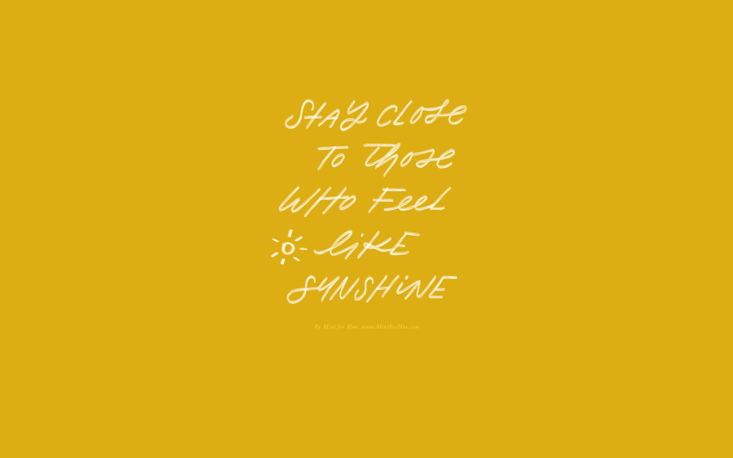 2560x1600 Yellow Aesthetic Quotes Desktop Wallpaper, Desktop