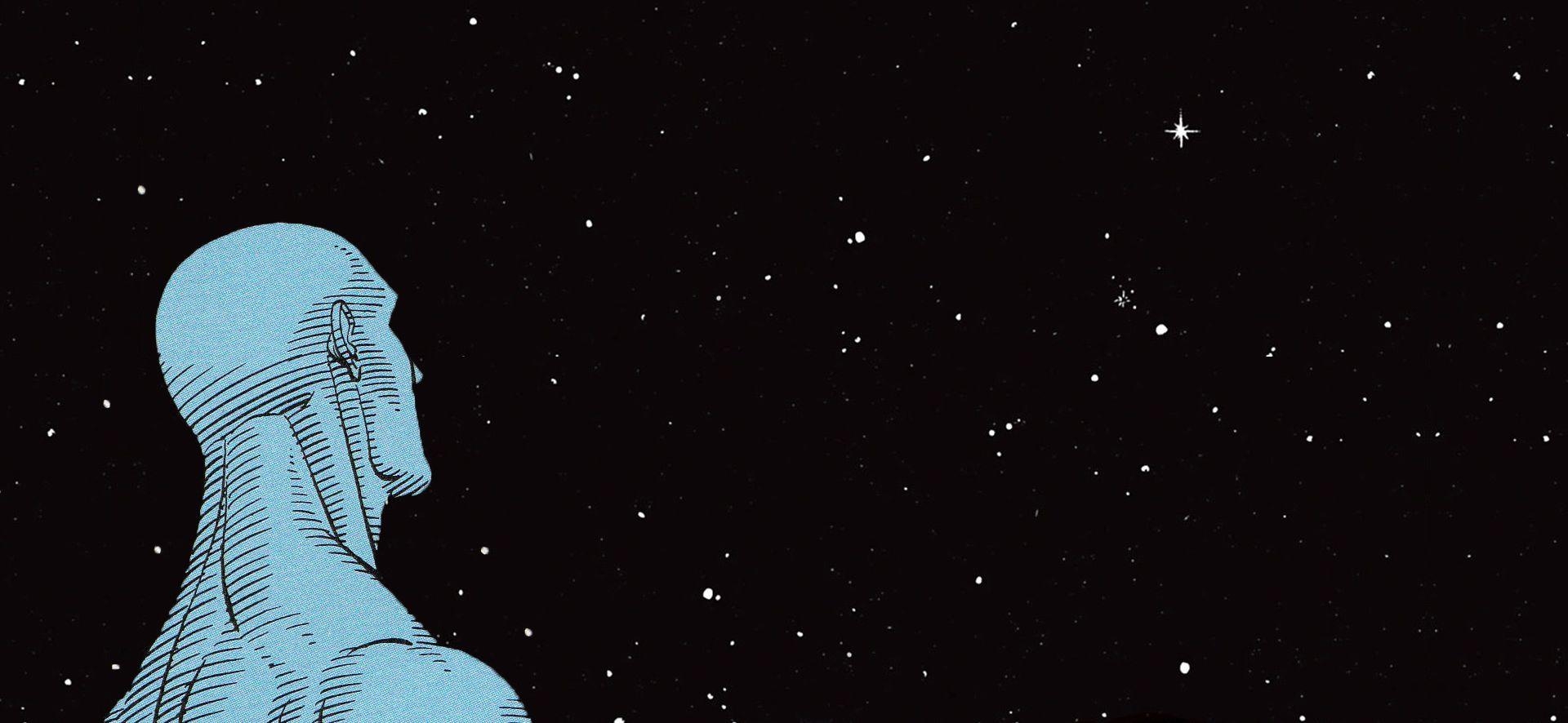 1920x890 Komiksy Watchmen, Strażnicy Doctor Manhattan Dr Manhattan Tapeta, Dual Screen