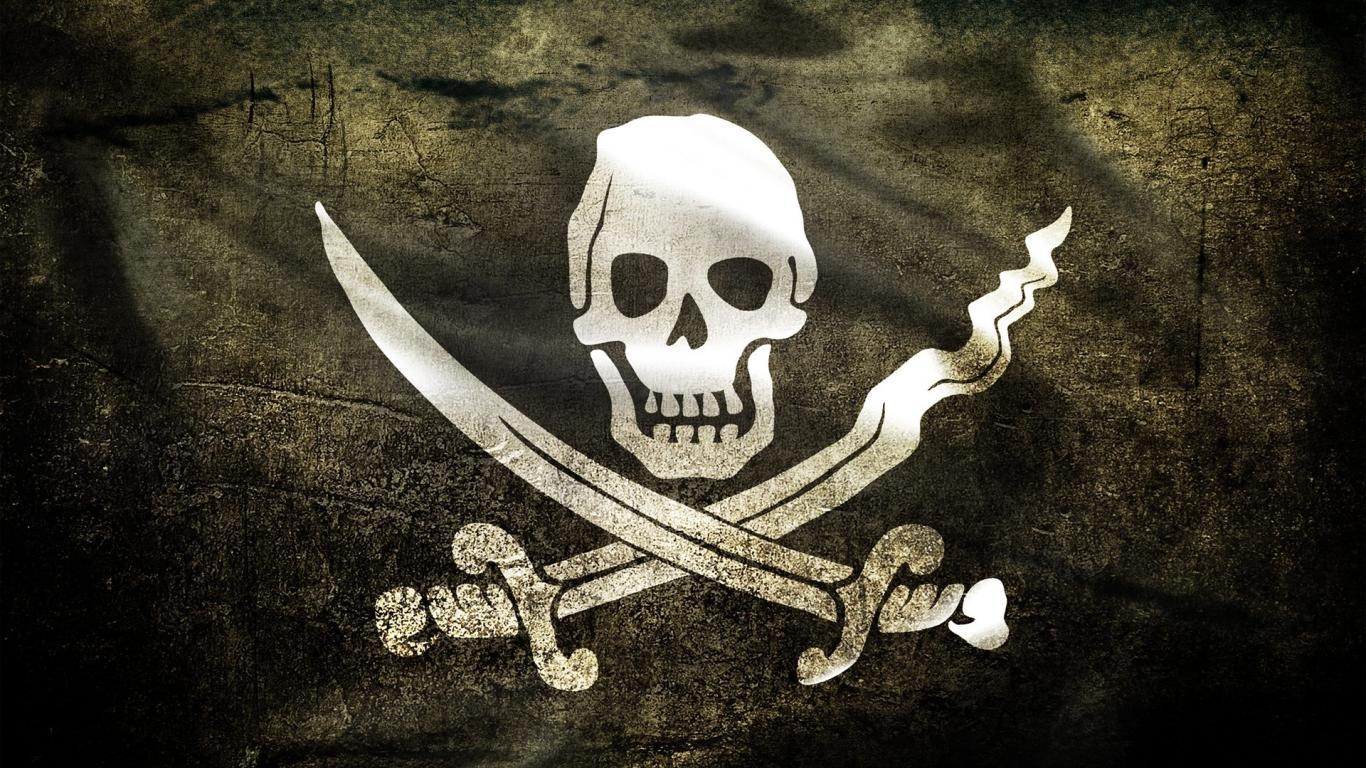 1370x770 Wallpaper Whitebeard Pirates Pirate Flag HD, Desktop