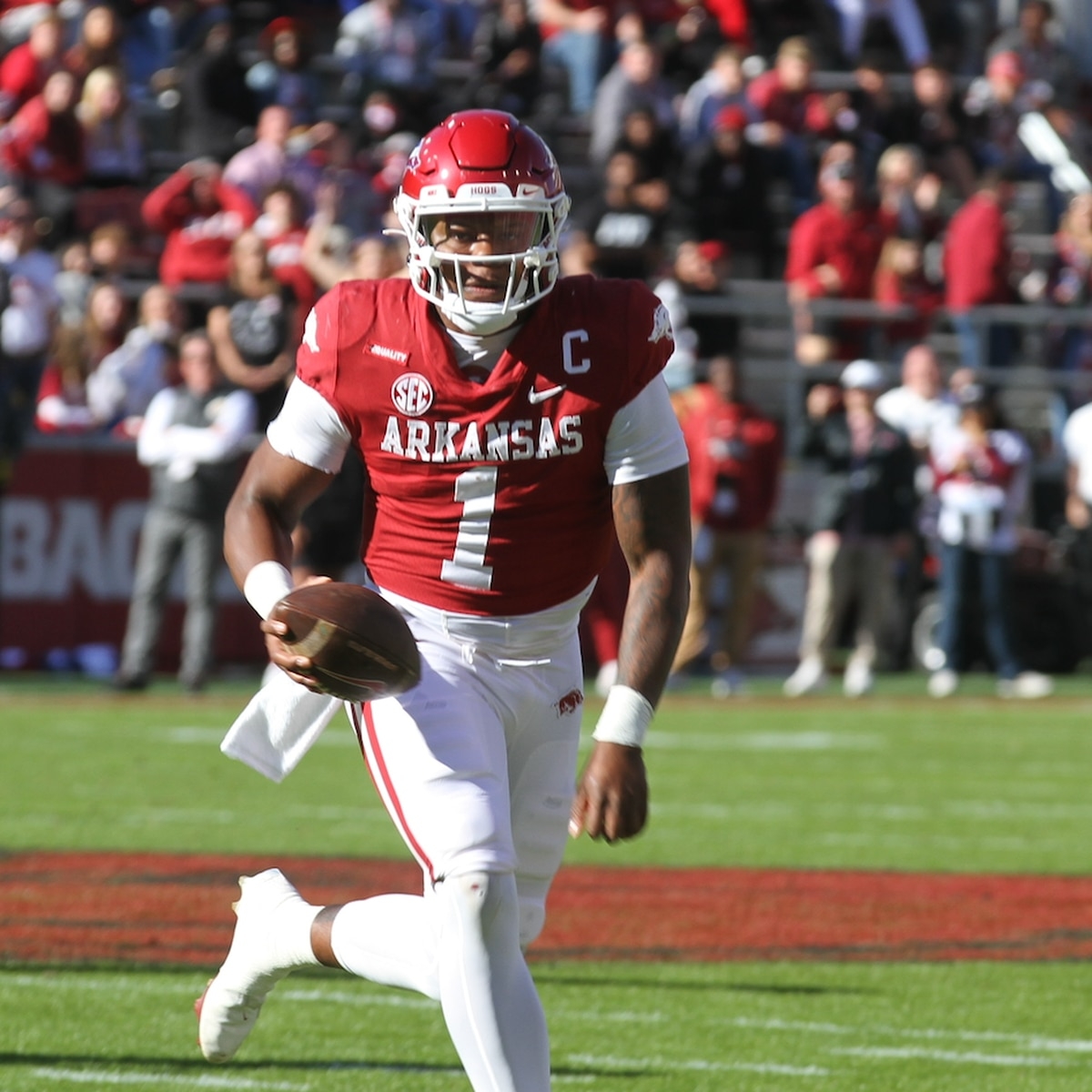 1200x1200 Arkansas QB KJ Jefferson named to Manning Award watch list, Phone