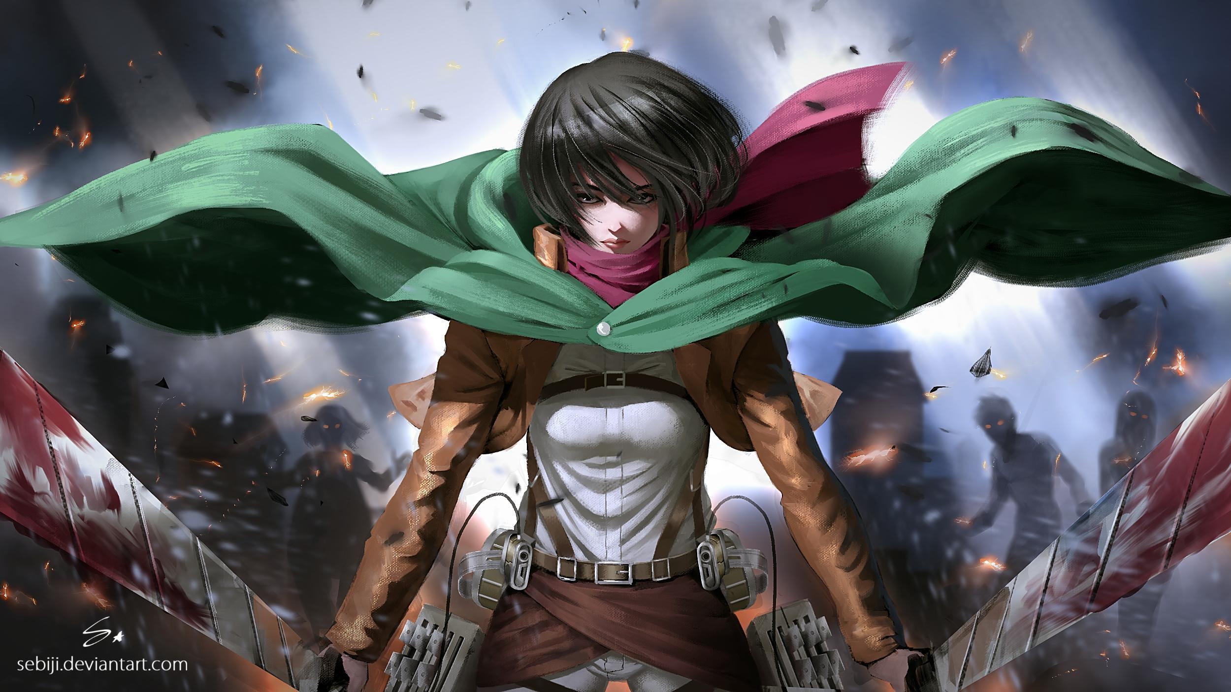 2500x1410 Attack On Titan Wallpaper. HD Background Image, Desktop