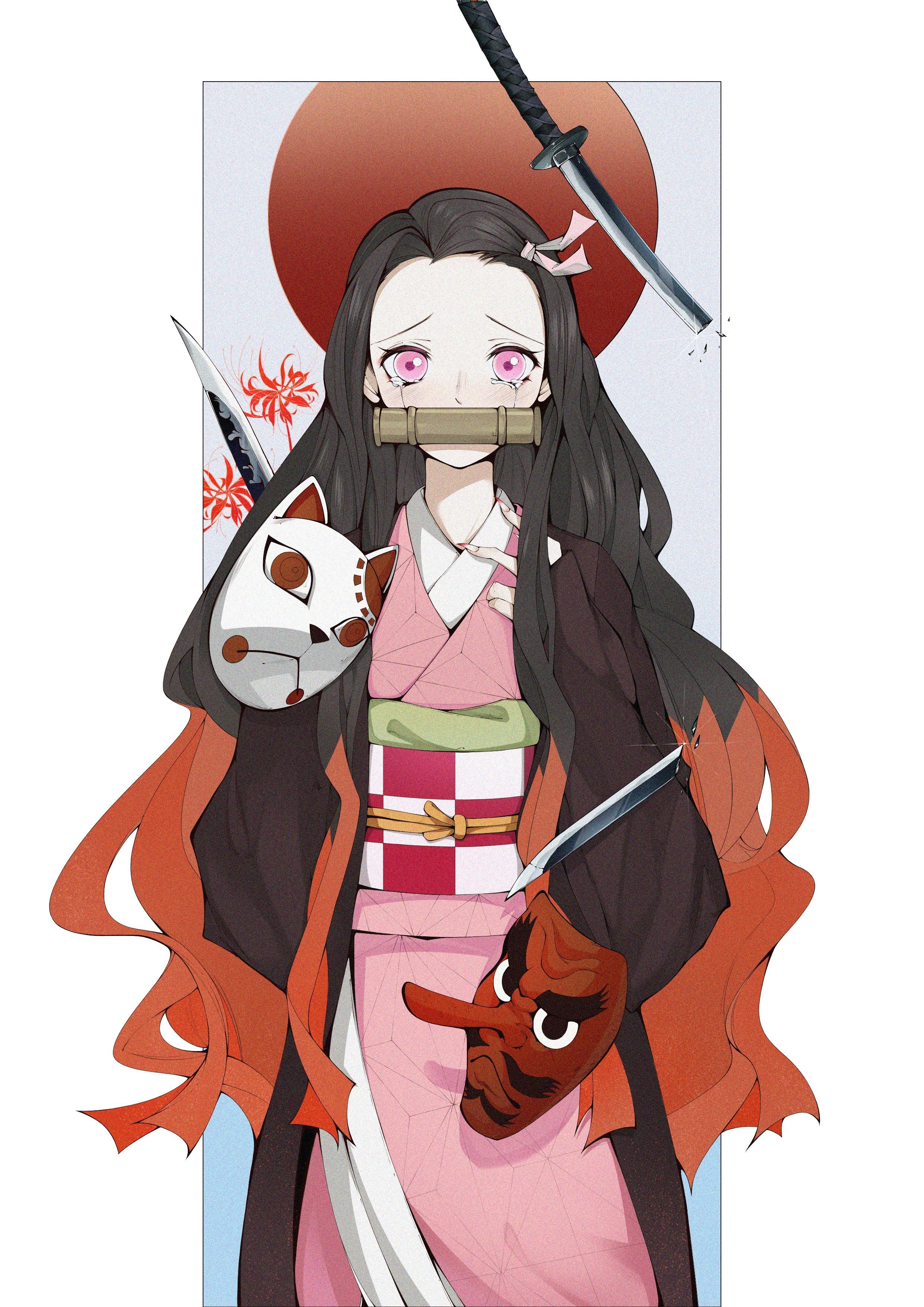 2480x3510 Kamado Nezuko. Mobile Wallpaper. Anime. Anime demon, Phone