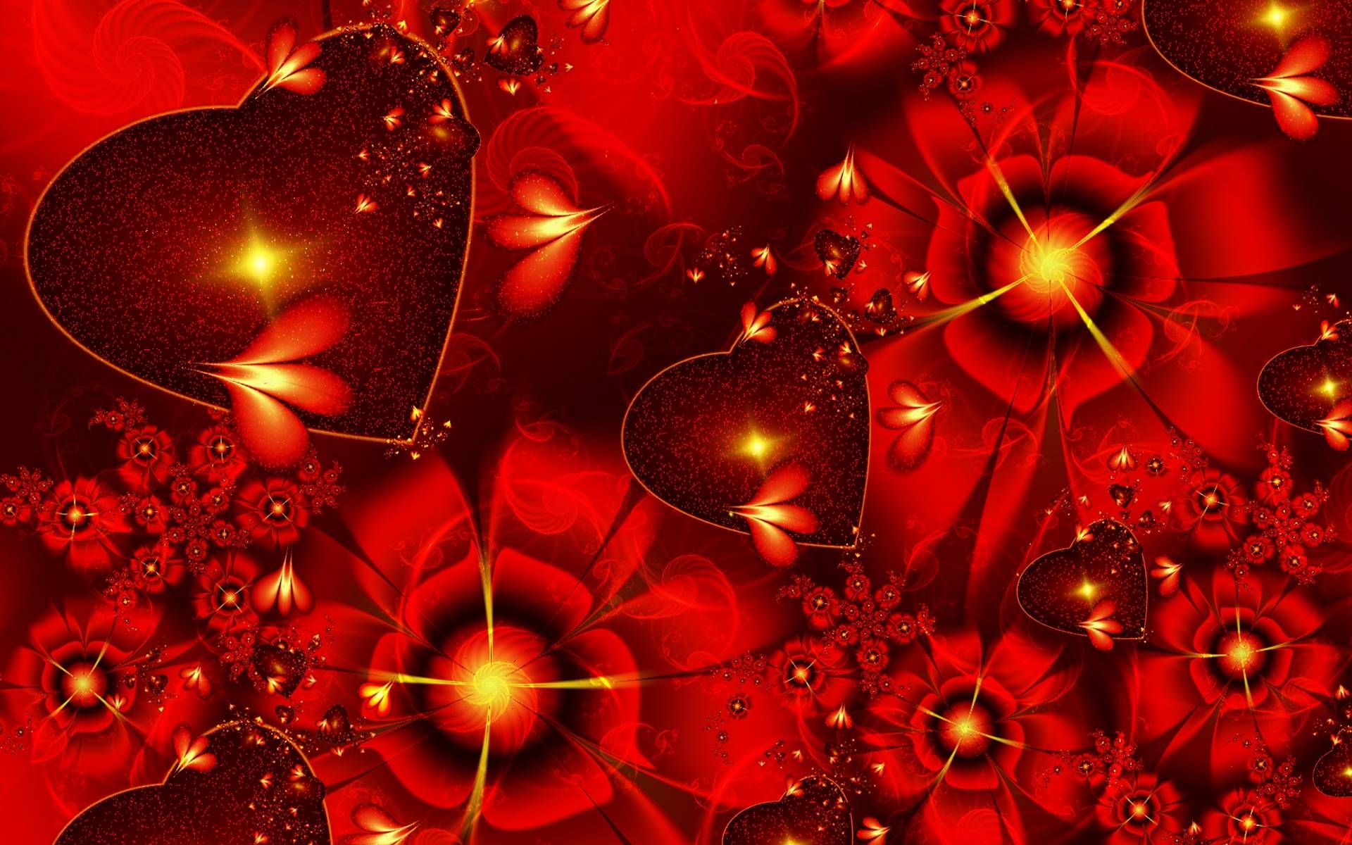 1920x1200 3D Abstract Happy Valentines Day Wide Wallpape Wallpaper, Desktop