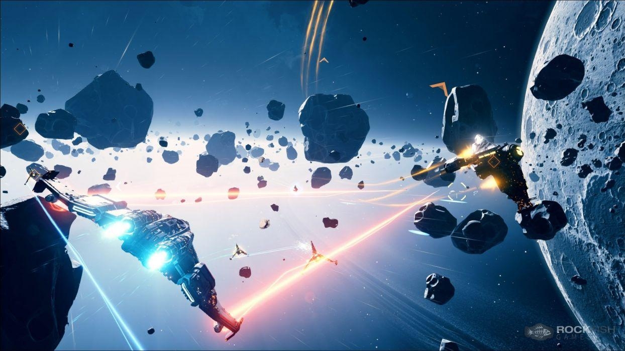 1250x700 EVERSPACE space shooter futuristic action fighting spaceship 1evers, Desktop