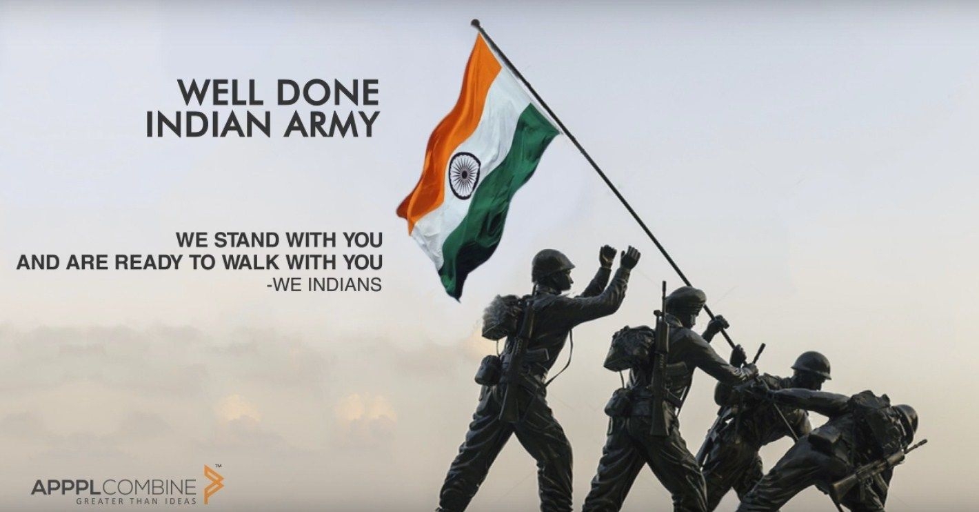 1420x750 Well Done Indian Army :- Indian army quotes, Army quotes, Indian, Desktop