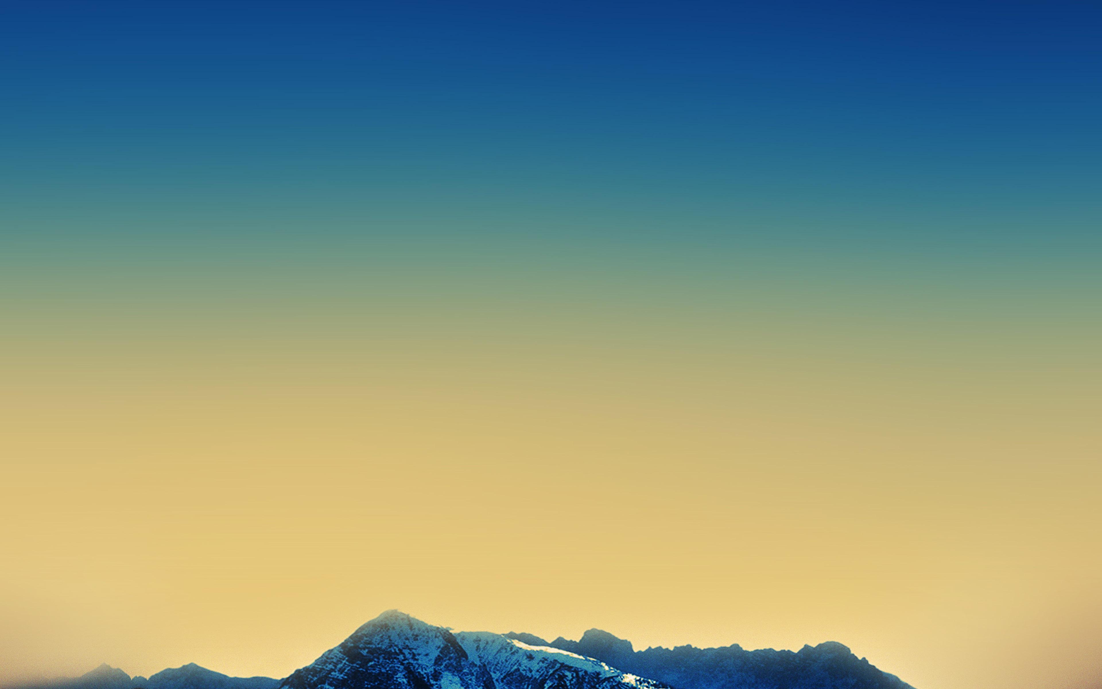 3840x2400 Ipad Air 2 Dark Blue Wallpaper Official Mountain Apple Art, Desktop