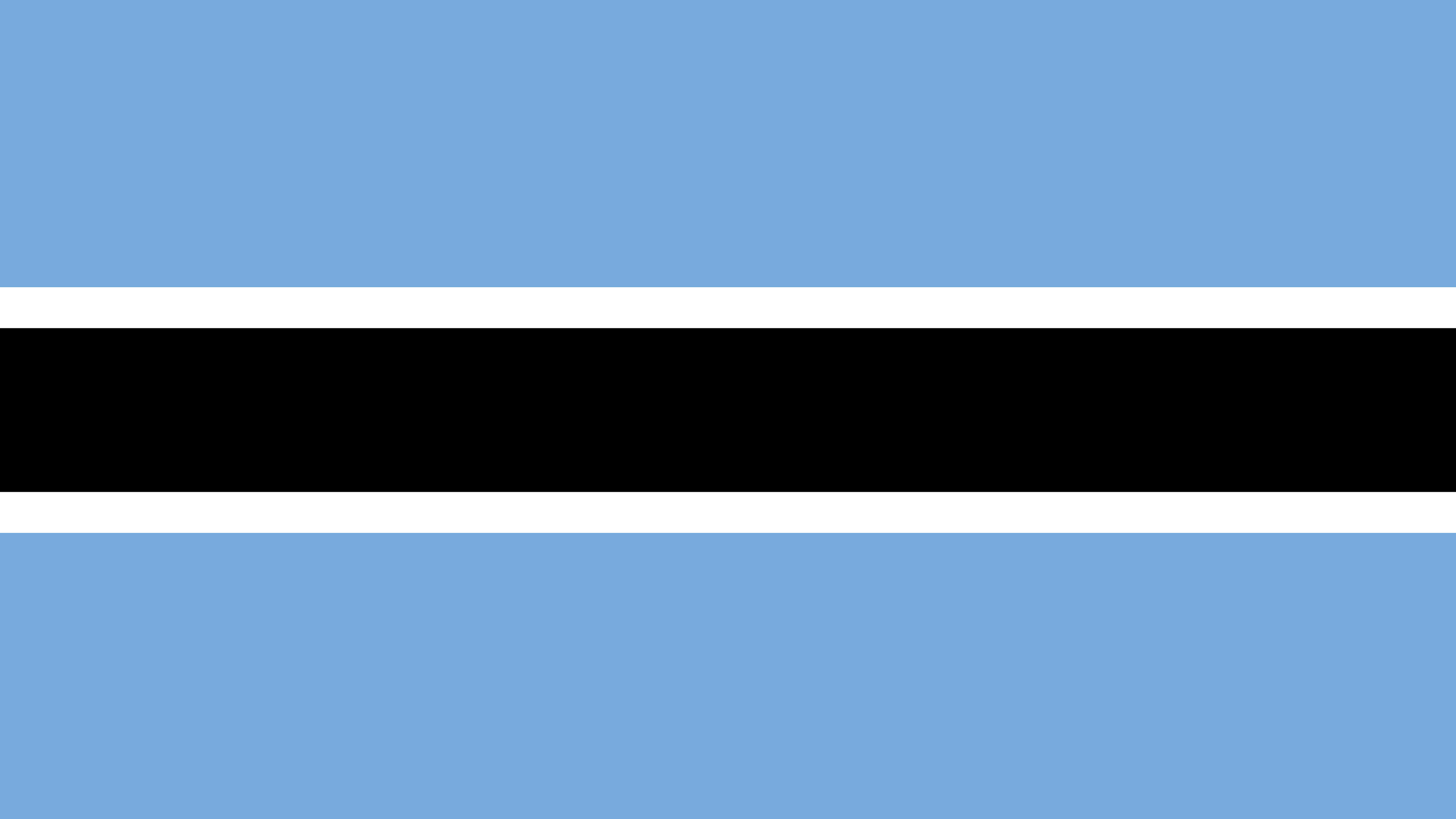 3840x2160 Botswana Flag UHD 4K Wallpaper, Desktop