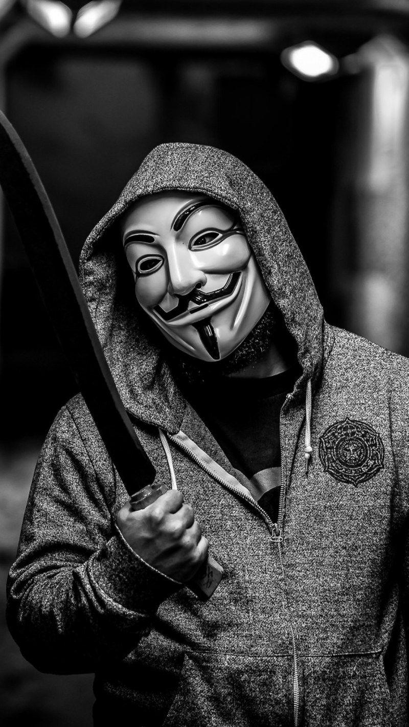 800x1430 Hacker Face Wallpaper Free Hacker Face Background, Phone