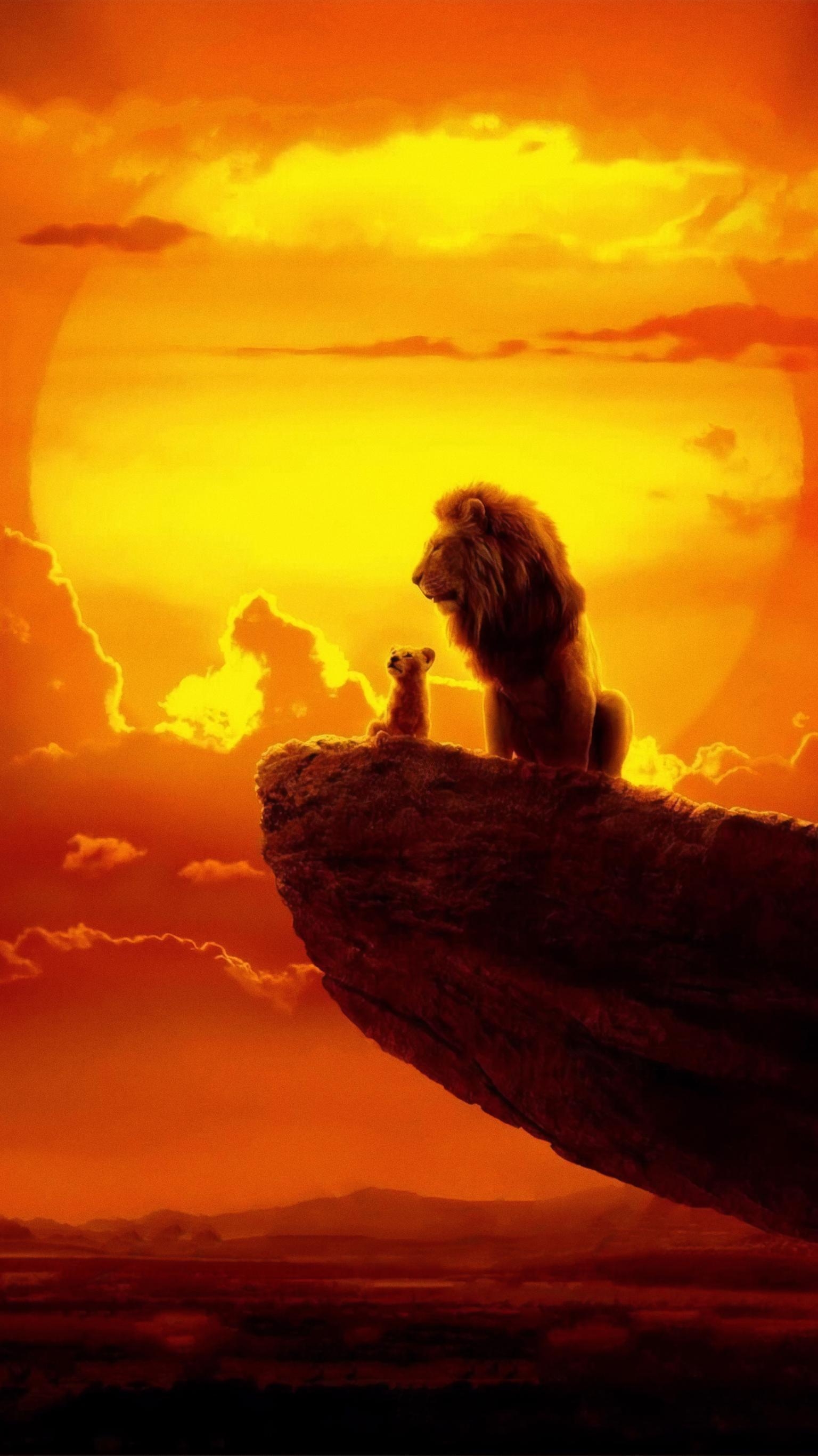 1540x2740 The Lion King (2019) Phone Wallpaper, Phone