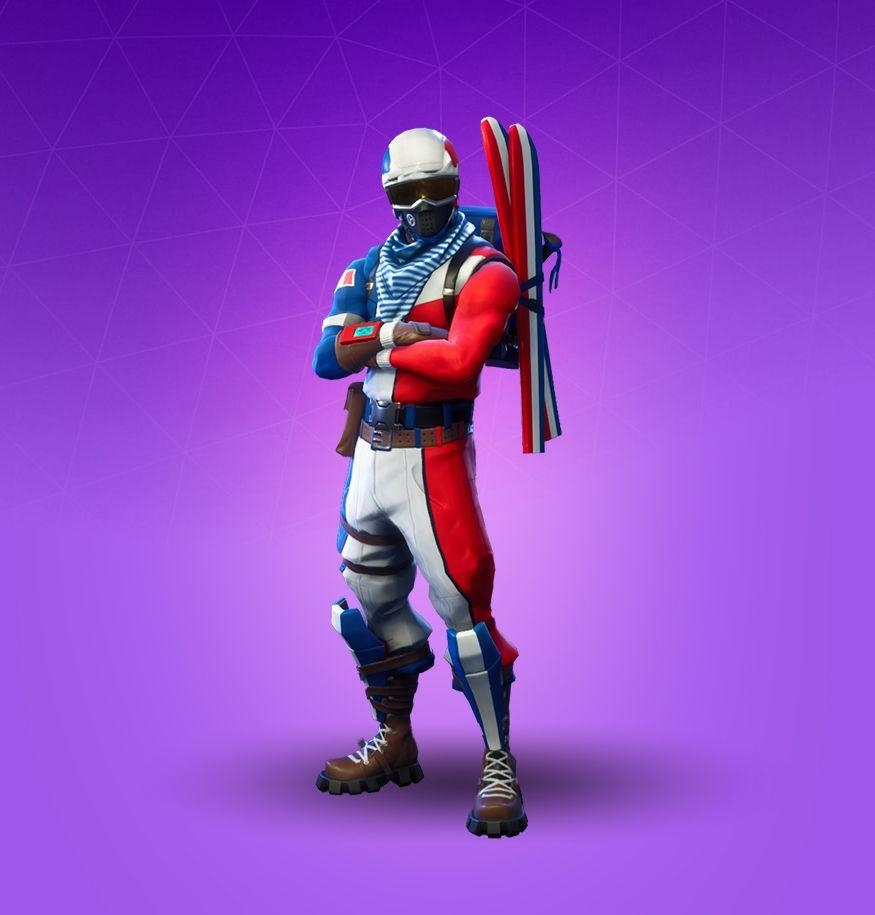 880x920 Alpine Ace (FRA) France Fortnite Outfit Skin, Phone