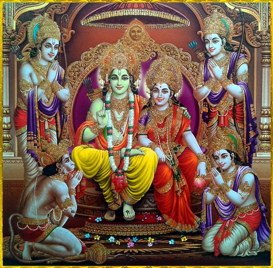 950x930 ☀ SITA RAM LAKSHMAN HANUMAN ☀ “Those persons who always chant “Shri Ram”, “Shri Ram”, without any doubt would get vi. Hindu gods, Gods and goddesses, God picture, Desktop