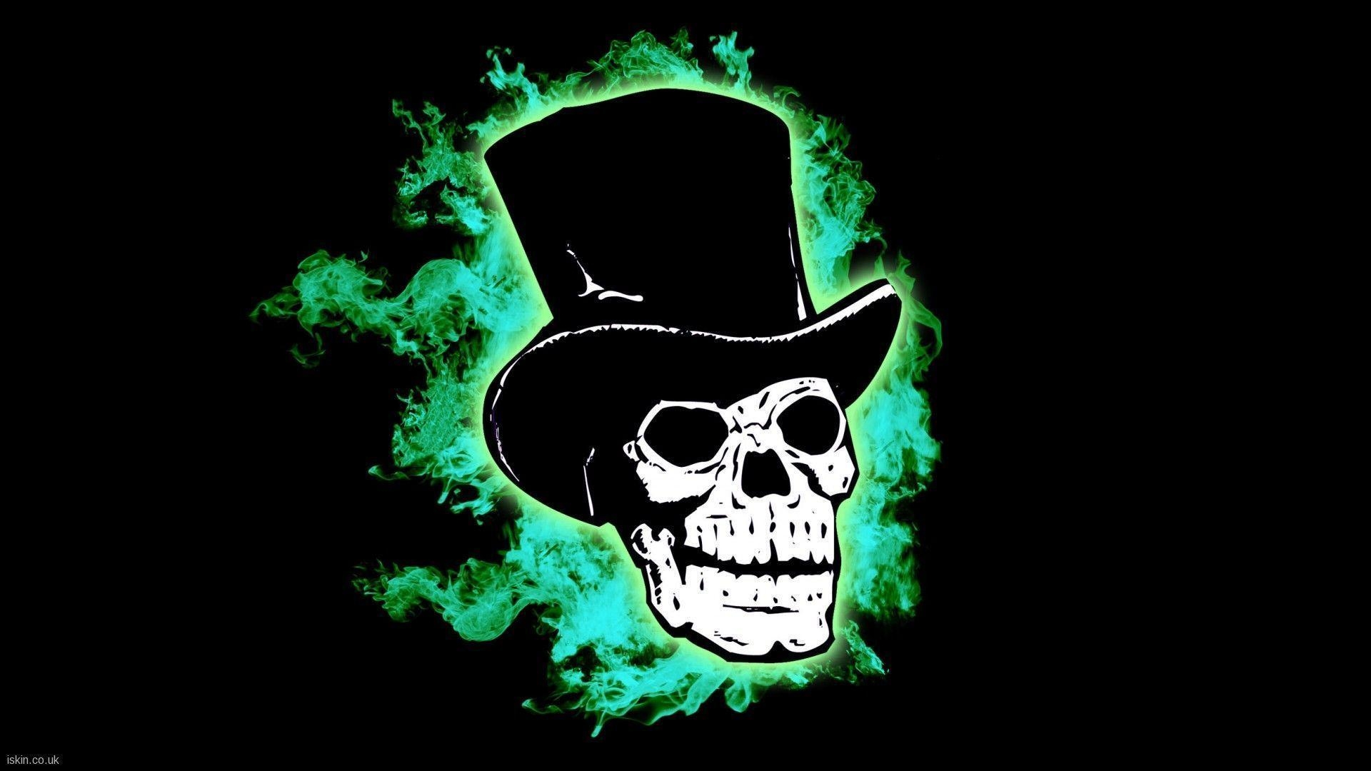 1920x1080 Cool Flaming Skull Wallpaper, Desktop