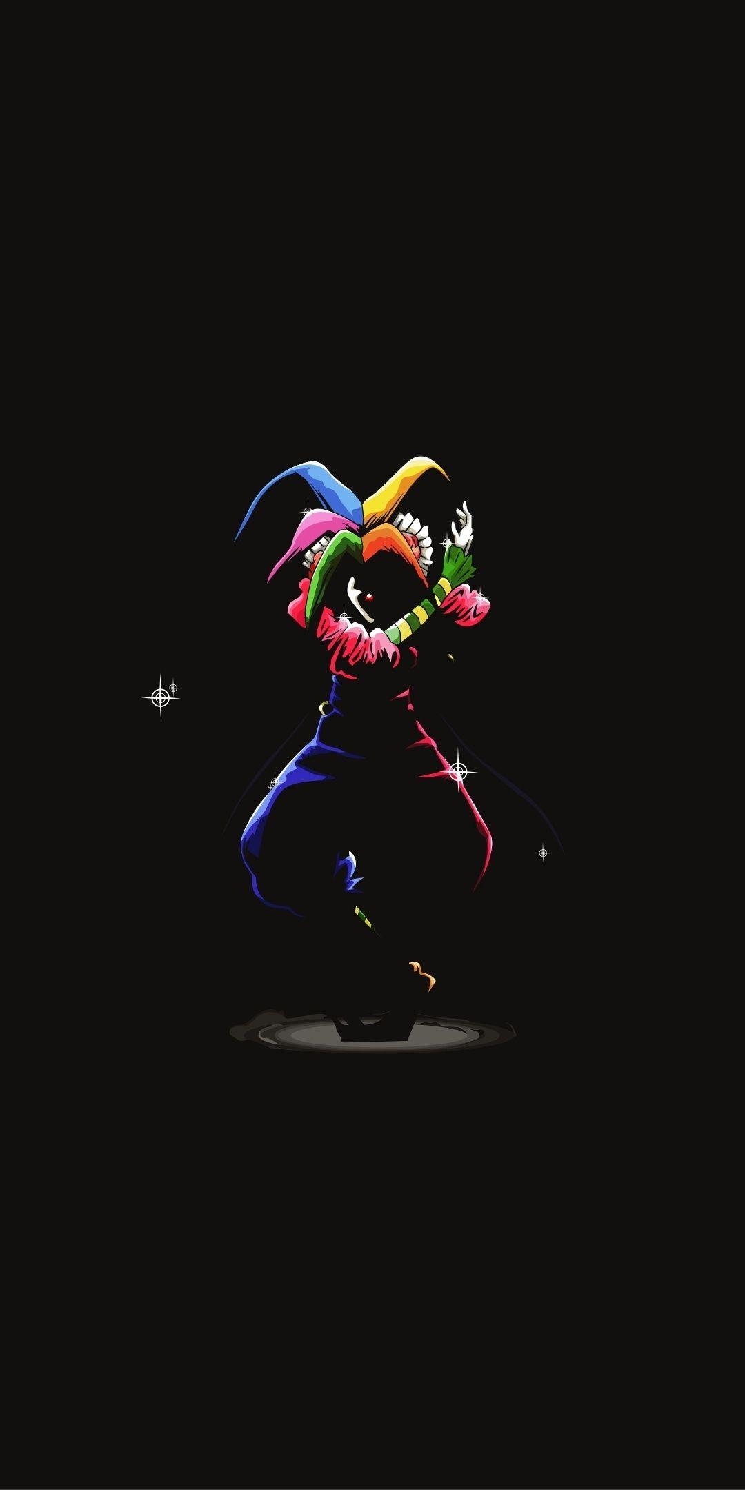 1080x2160 Joker, clown, artwork, Karakuri Circus, minimal,  wallpaper, Phone