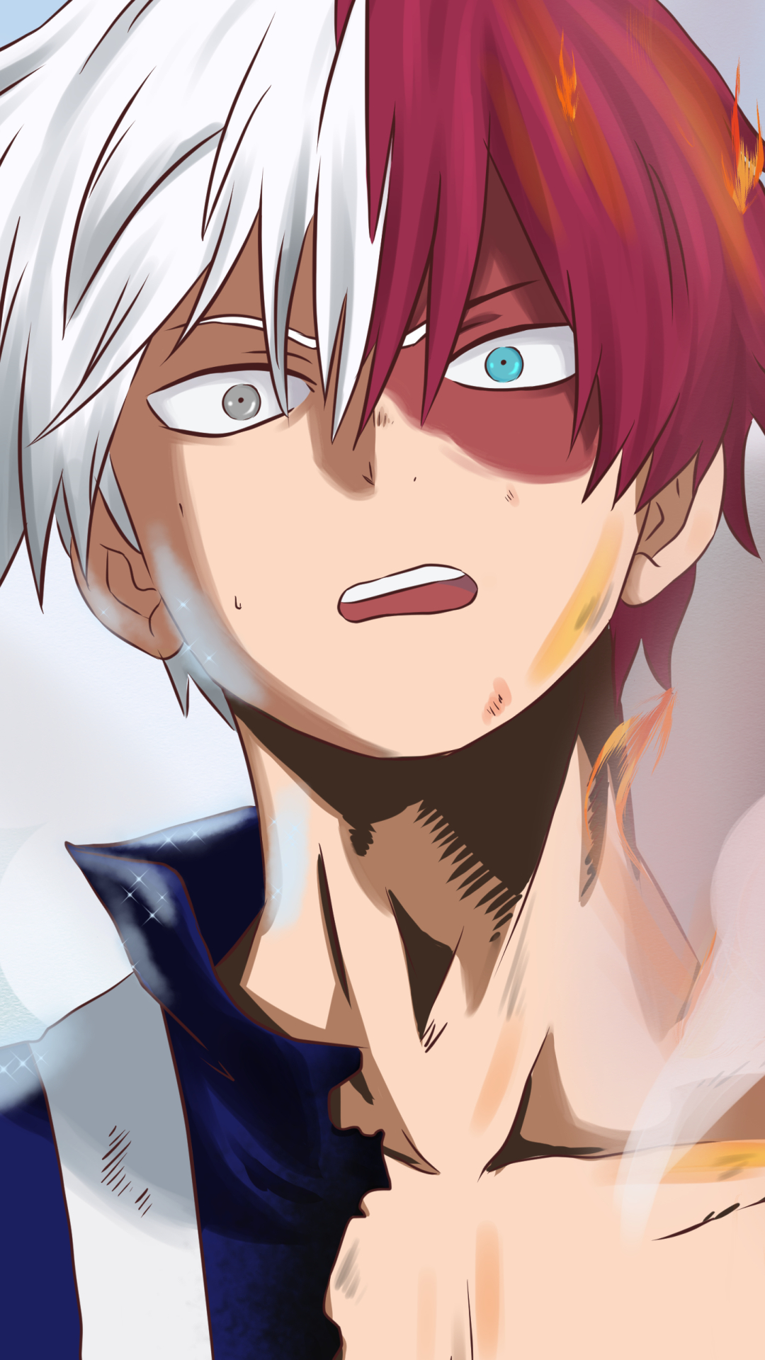 1080x1920 Shouto Todoroki Apple IPhone 7 Plus () Wallpaper, Phone