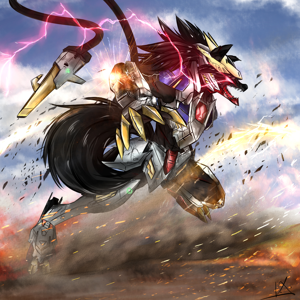 1030x1030 Gundam Barbatos Lupus Rex Wallpaper, Phone