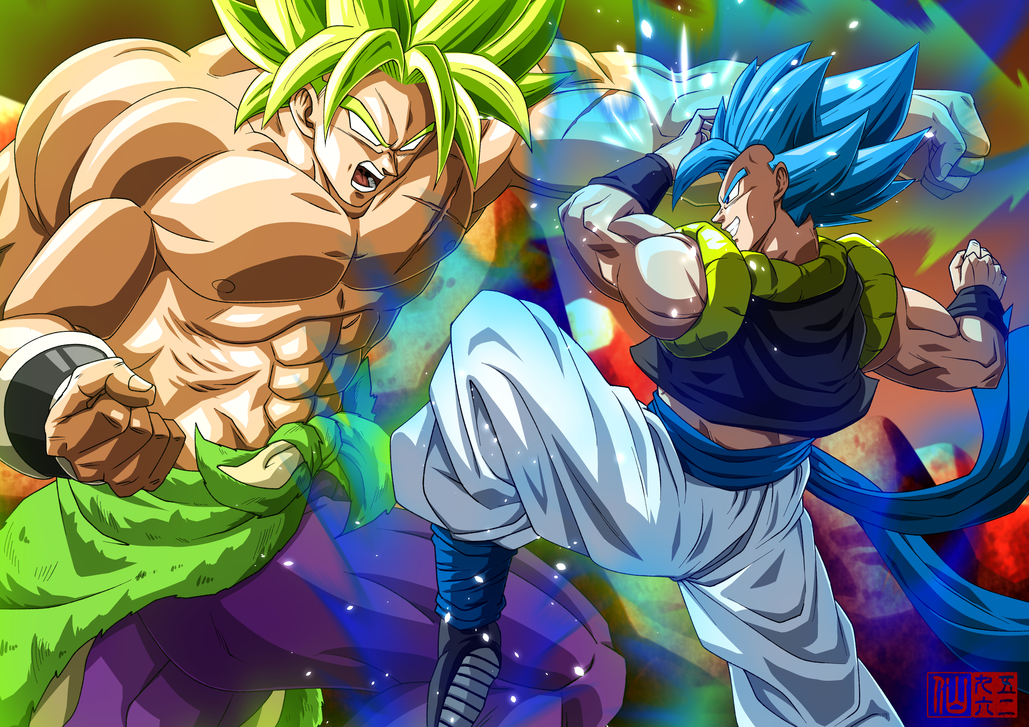 3510x2480 Gogeta SS2 UHD Wallpaper, Desktop