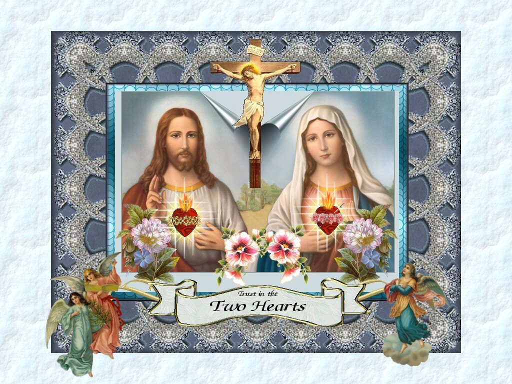 1030x770 Jesus and Mary Wallpaper, Desktop