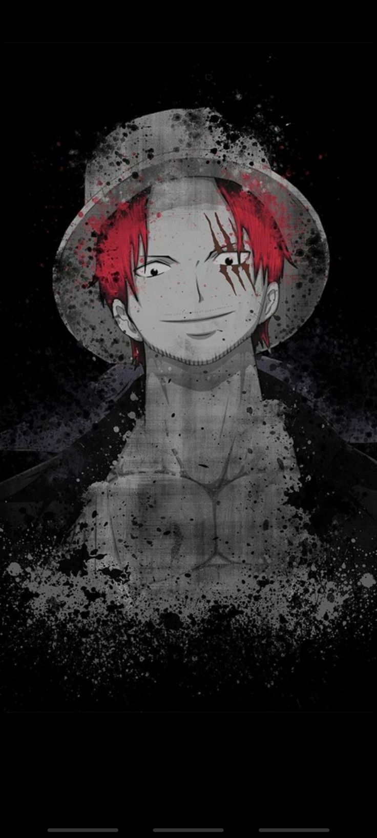 740x1640 Red Hair Shanks. One piece wallpaper iphone, One piece manga, One piece fanart, Phone