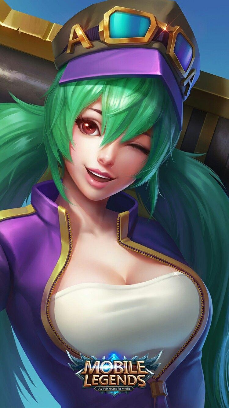 750x1340 Wallpaper Mobile Legends Layla, Phone