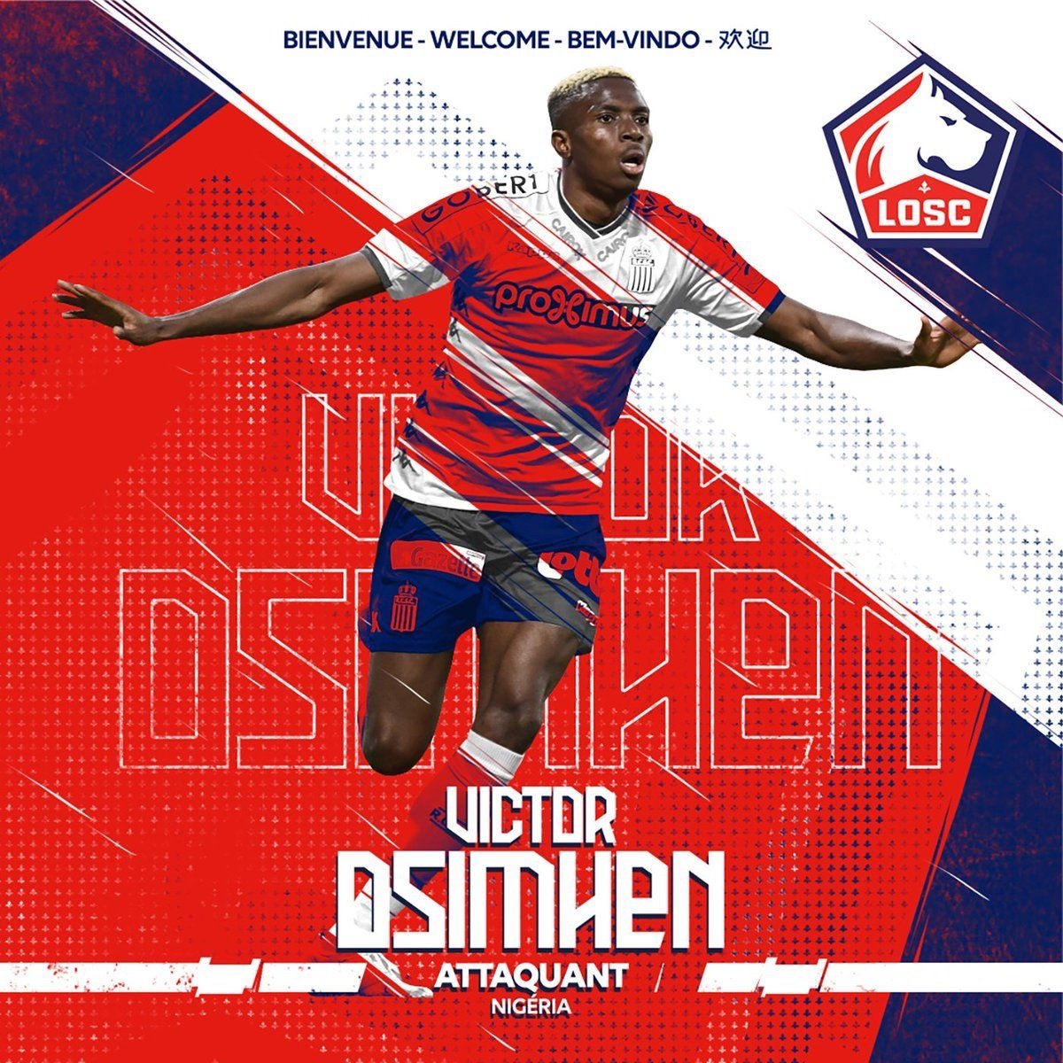 1200x1200 LOSC Lille EN big #LOSC welcome to our newest, Phone