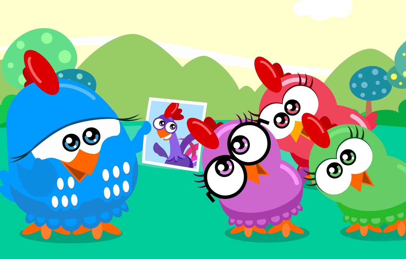 1340x850 Wallpaper trees, nature, photo, mountains, cartoon, Brazil, farm, vegetation, chicken, rooster, Pintadinha Chicken, Bromeliad Productions, Brazilian cartoon, Mini Chicken in Telona, children series, Chicken Little Chicken image for desktop, section, Desktop