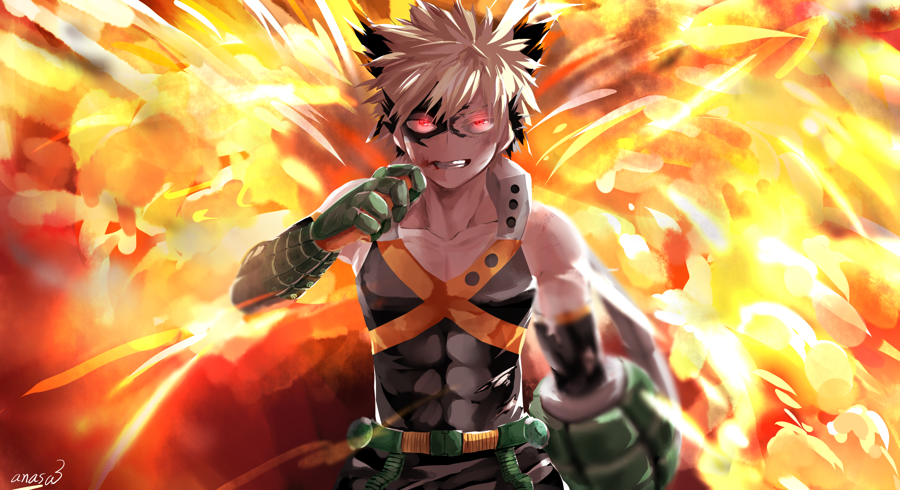 3120x1700 Bakugou Wallpaper, Desktop