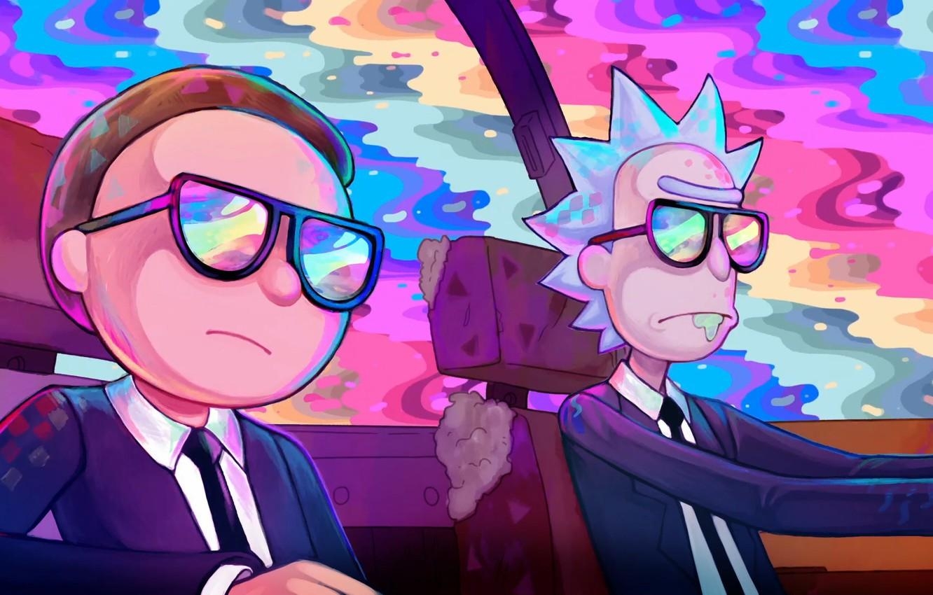 1340x850 Animated Awnd Rick Morty Wallpaper, Desktop