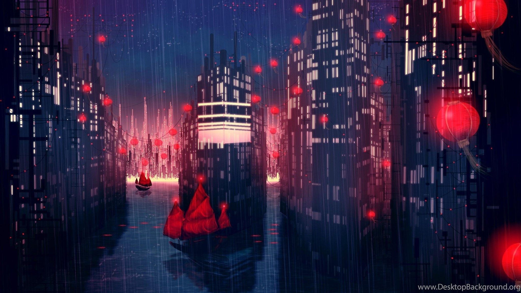 2050x1160 Lo Fi City Wallpaper Free Lo Fi City Background, Desktop