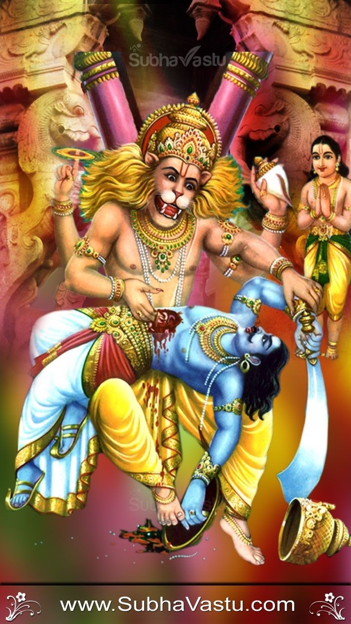 720x1280 Lakshmi Narasimha Wallpaper, Picture, Phone