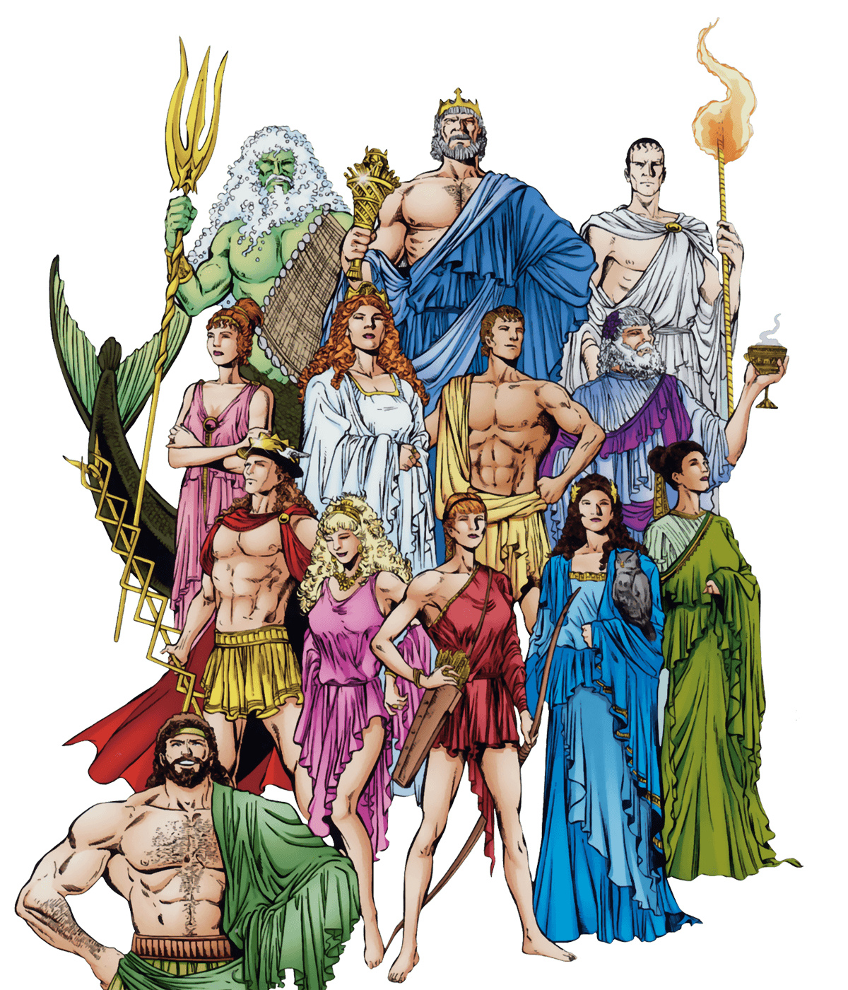 1200x1400 Greek Mythology Cartoon Wallpaper, Phone