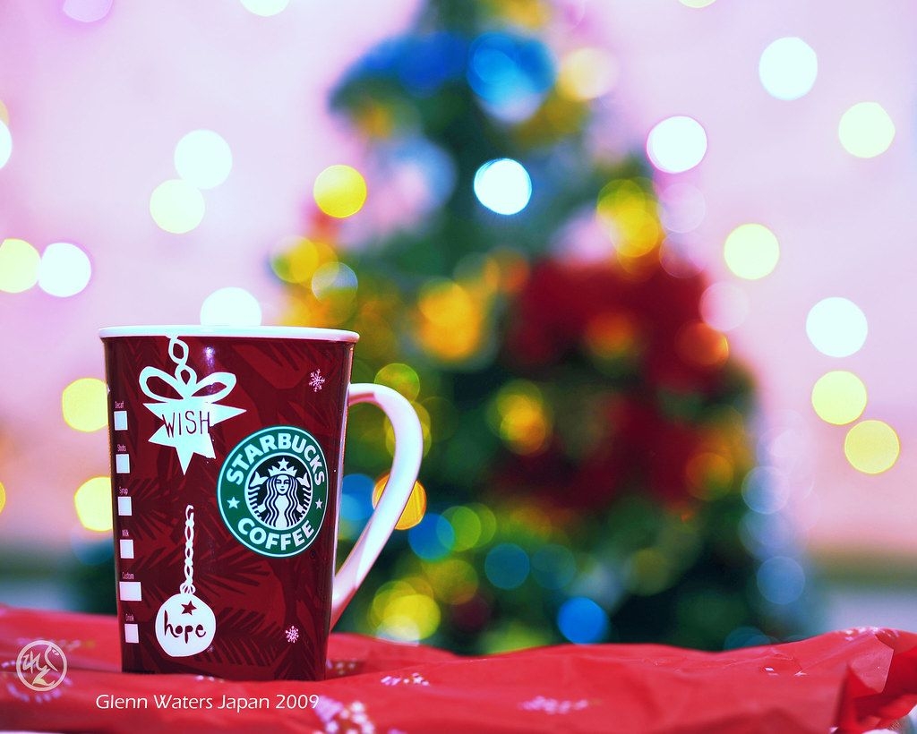 1030x820 A merry starbucks coffee christmas. over 000 views to this image. hirosaki japan). © glenn waters. japan Photo and Wallpaper Directory, Desktop