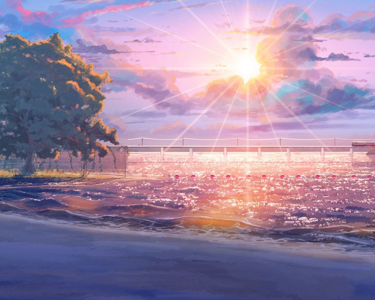 1280x1030 Free download beach Endless Summer Anime Sun Tree Sky Cloud Amazing [1920x1080] for your Desktop, Mobile & Tablet. Explore Anime Beach Wallpaper. Anime Beach Wallpaper, Anime Background, Anime Background, Desktop