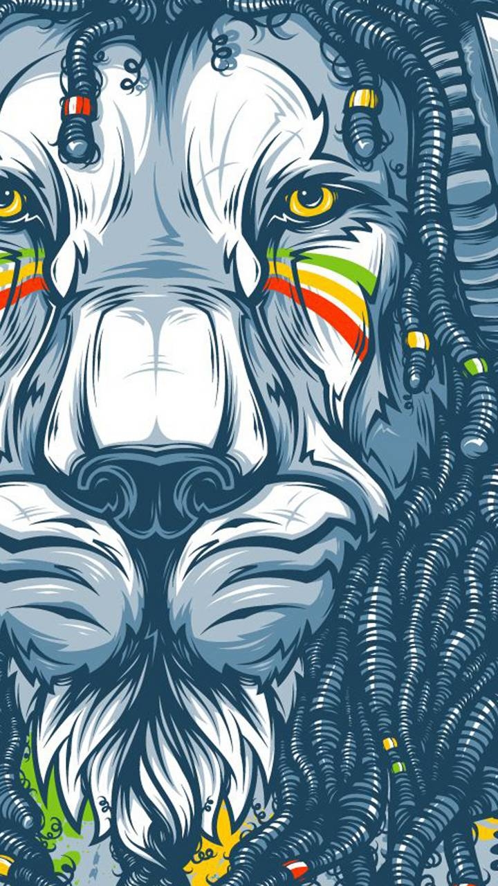 720x1280 The Rasta Lion wallpaper, Phone