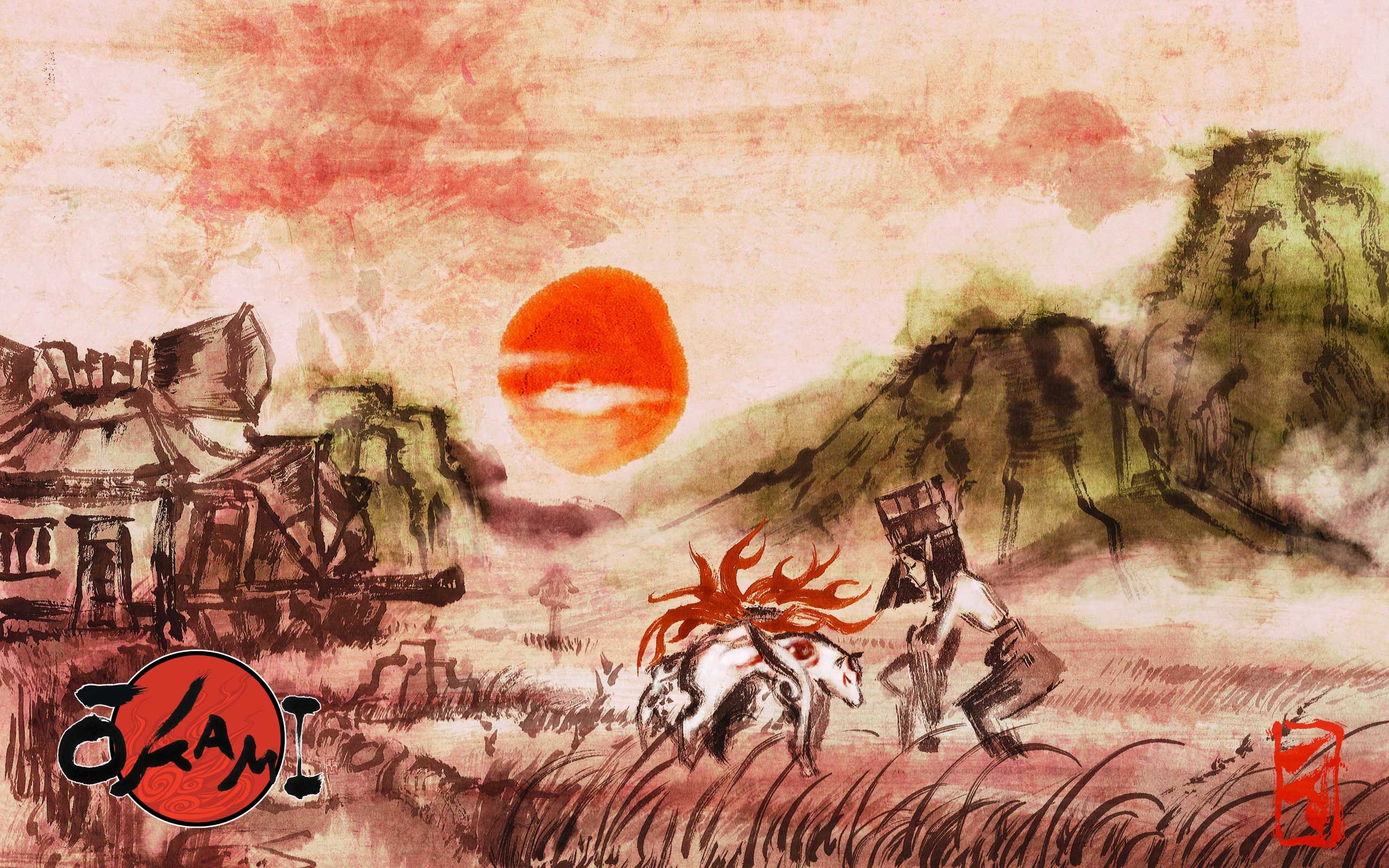 2560x1600 Okami Art, Desktop