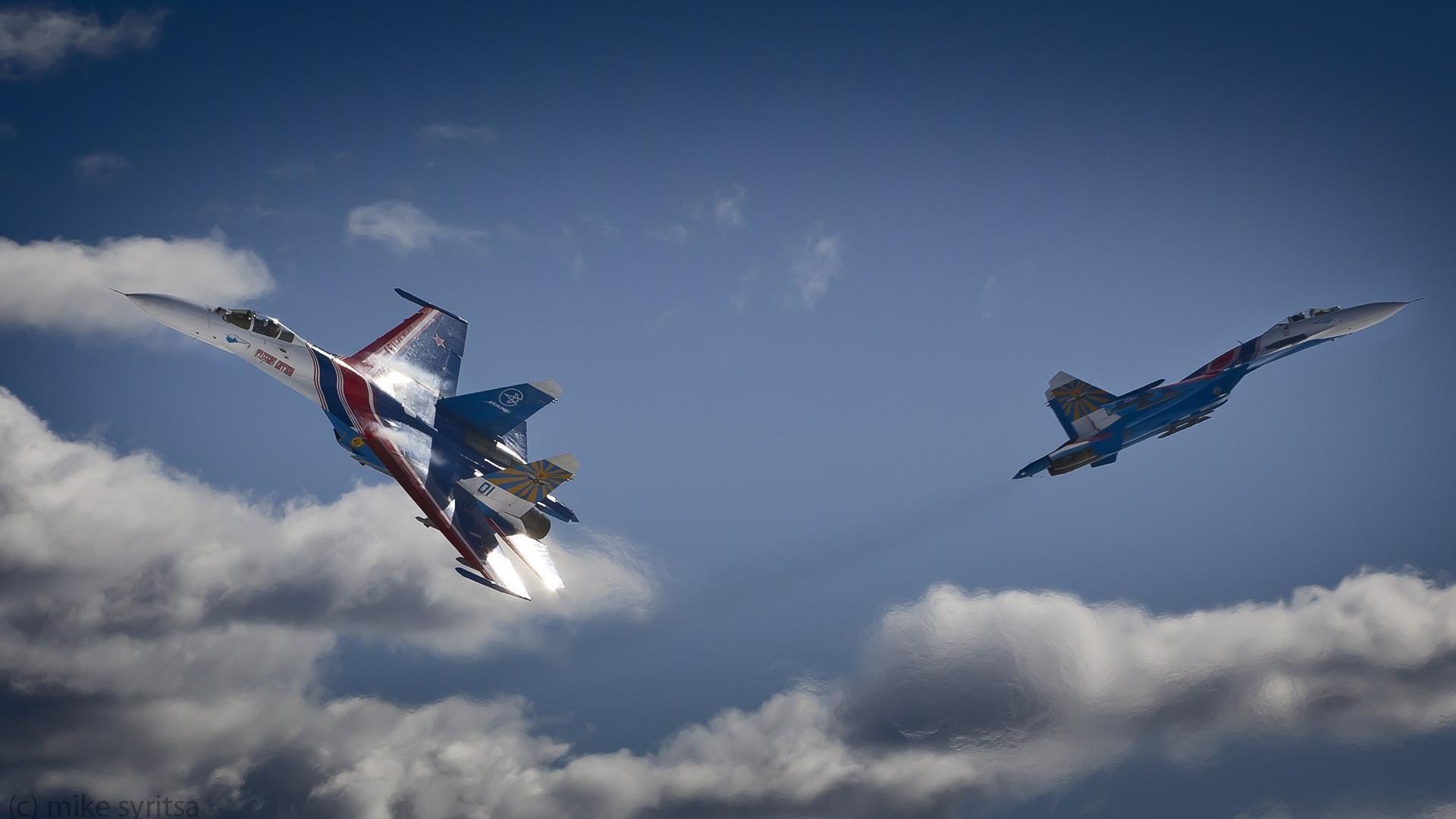 1920x1080 Aerobatics aerobatic teams russian air force jets wallpaper, Desktop