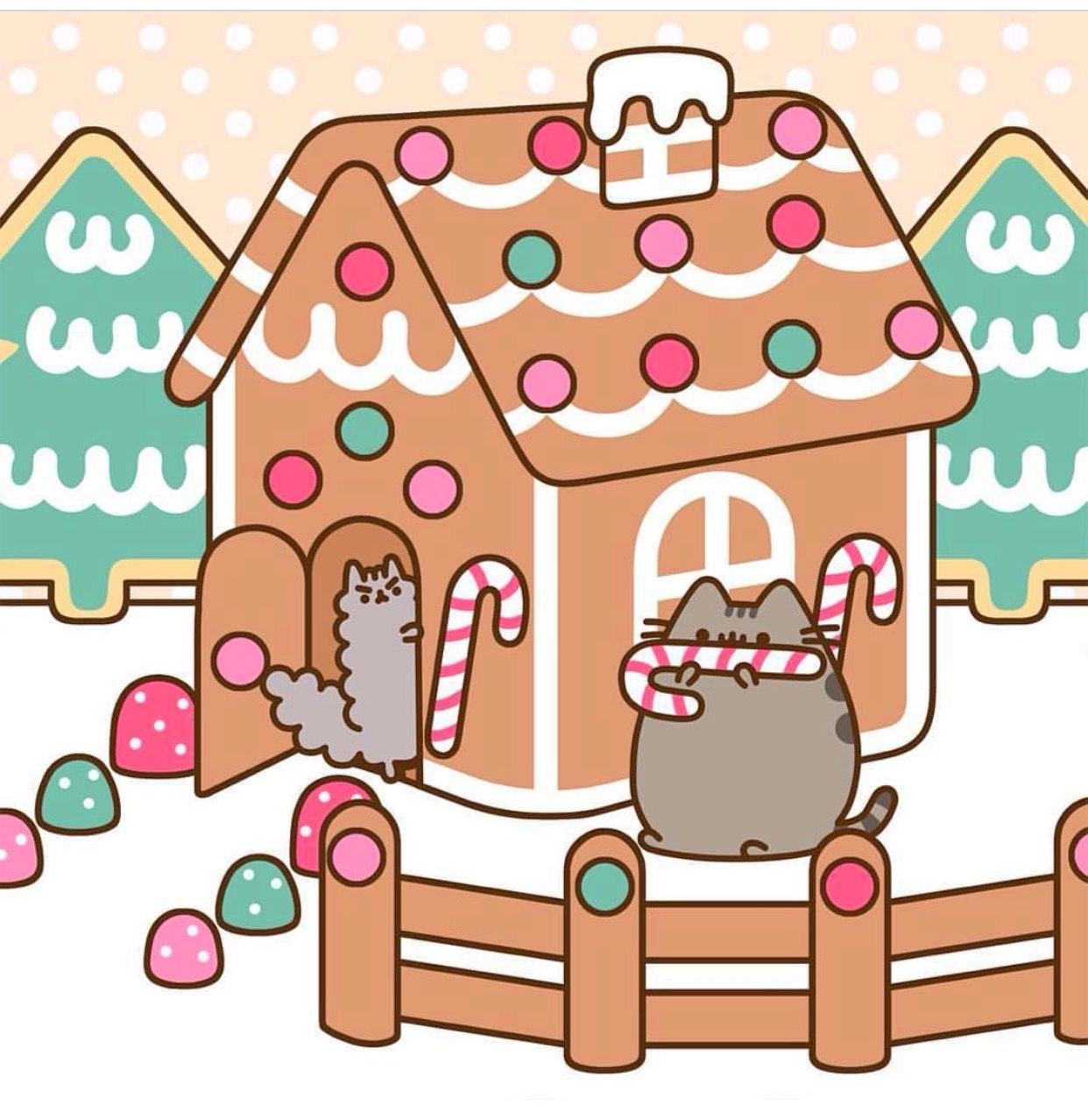 1250x1280 Pusheen Christmas Wallpaper Free Pusheen Christmas, Phone