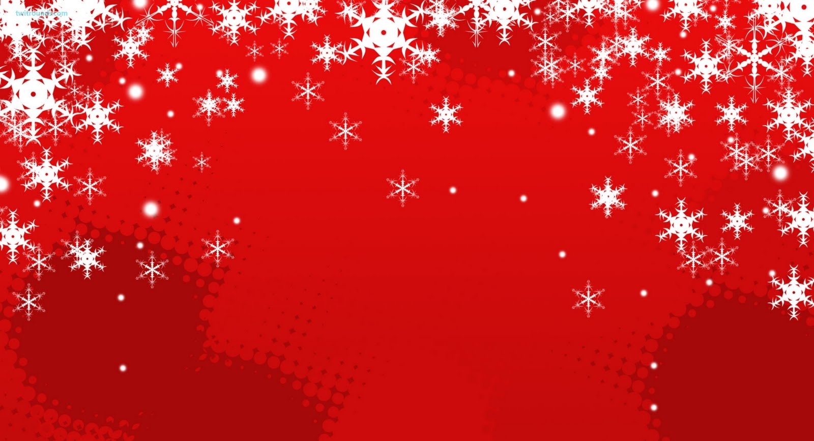 1600x870 red christmas background with snowflakes, Desktop