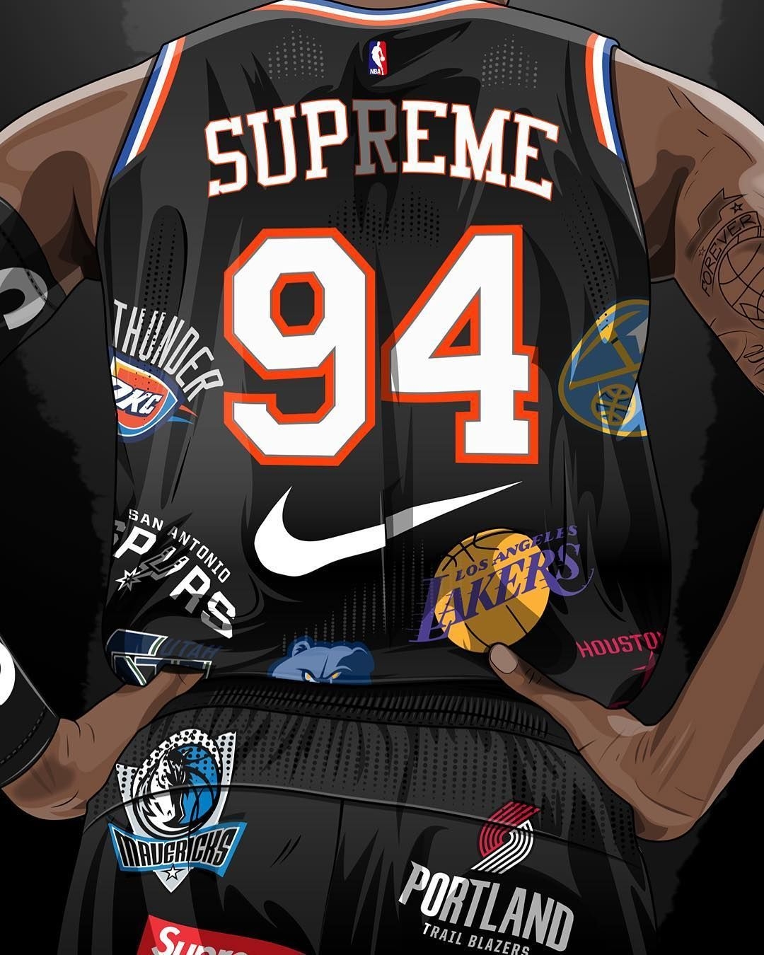 1080x1350 Supreme Basketball Wallpaper, Phone