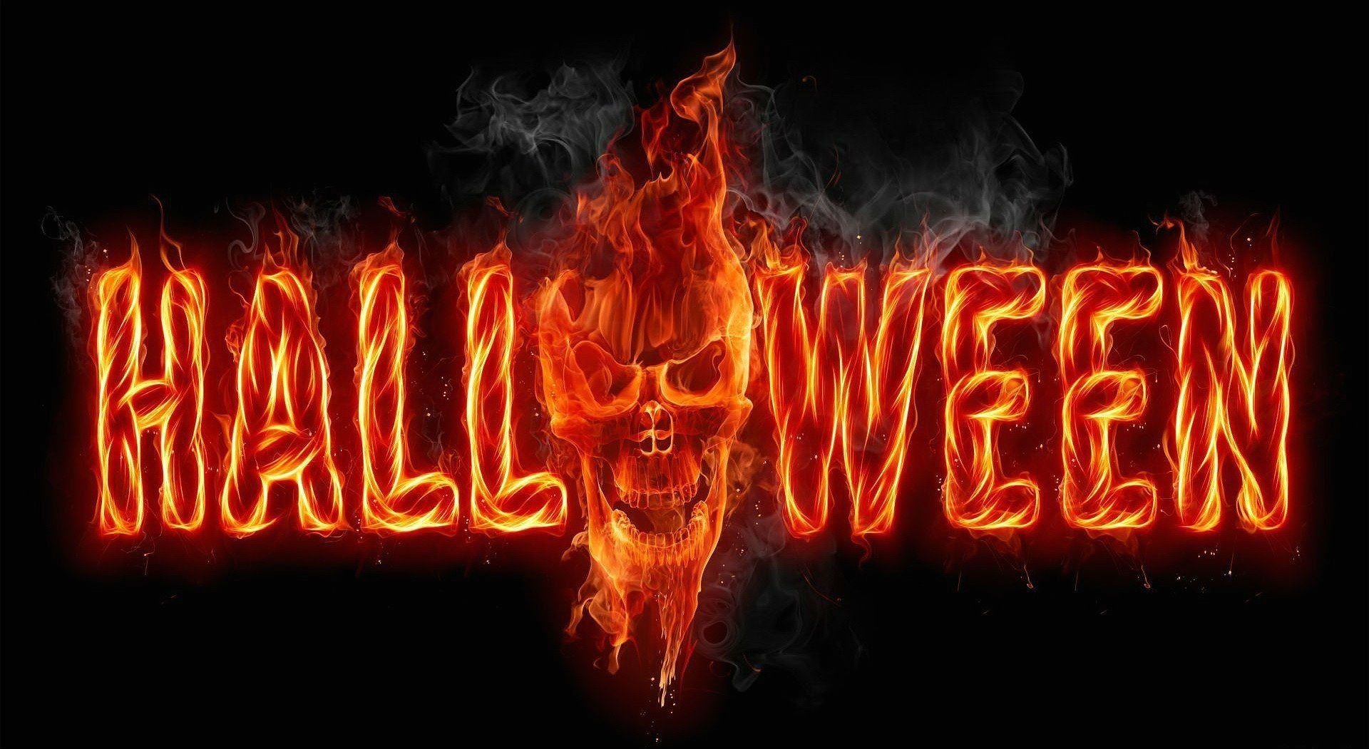 1920x1060 Download Neon Halloween Background, Desktop