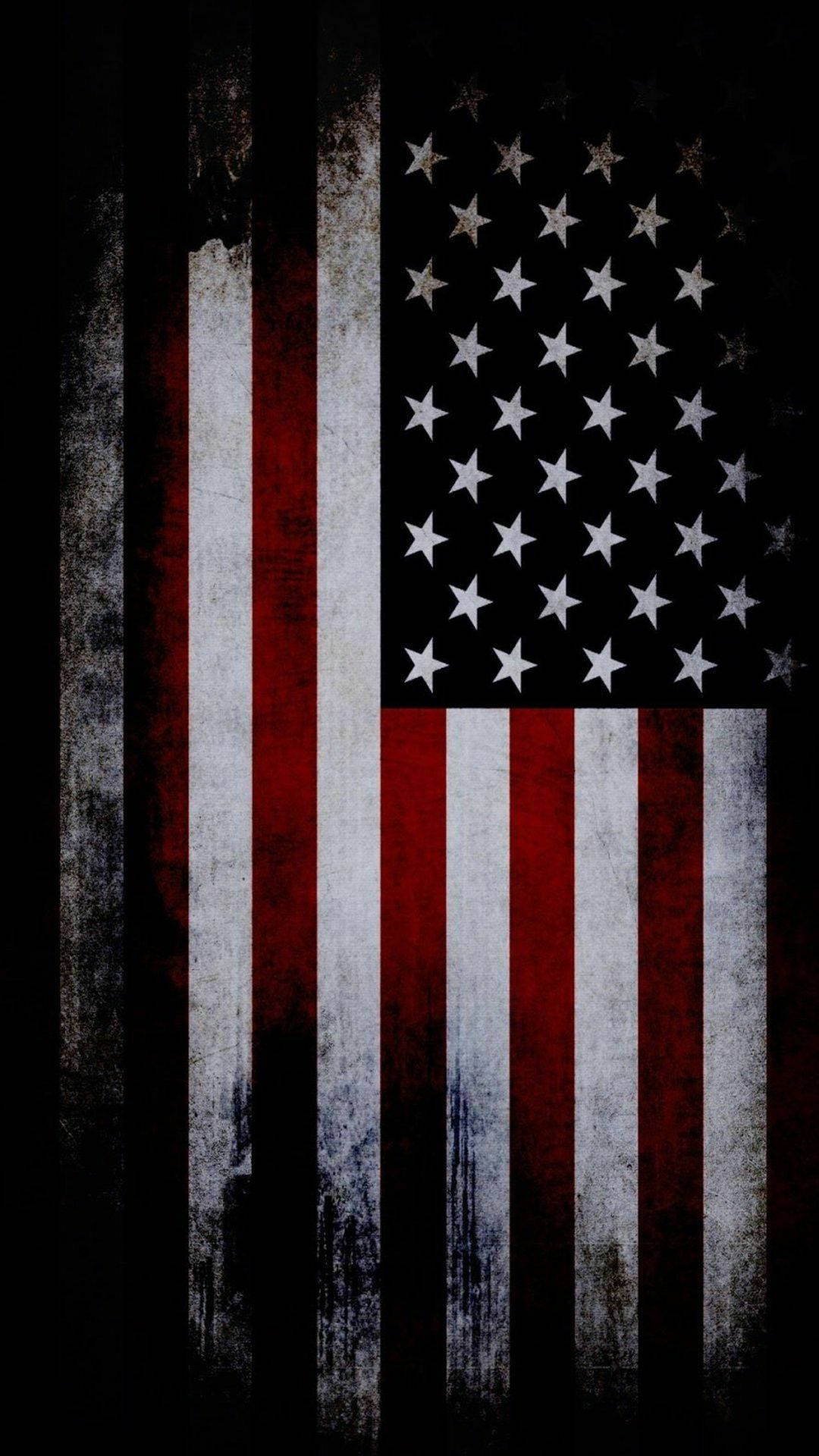 1080x1920 Download Ink Stained American Flag Cool IPhone Wallpaper, Phone