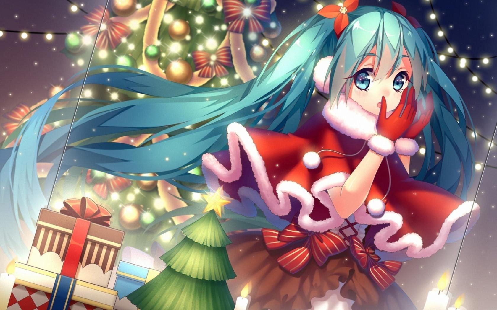 1680x1050 Anime Christmas Wallpaper, Desktop